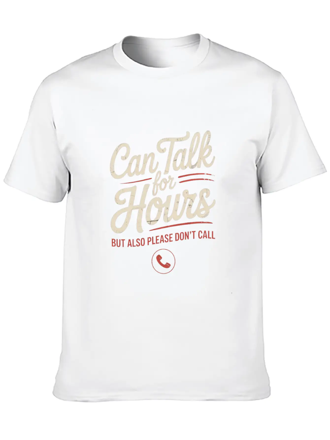 Can Talk For Hours But Also Please Don’t Call Essential Cotton Tee For Daily Outfits – Unisex Style