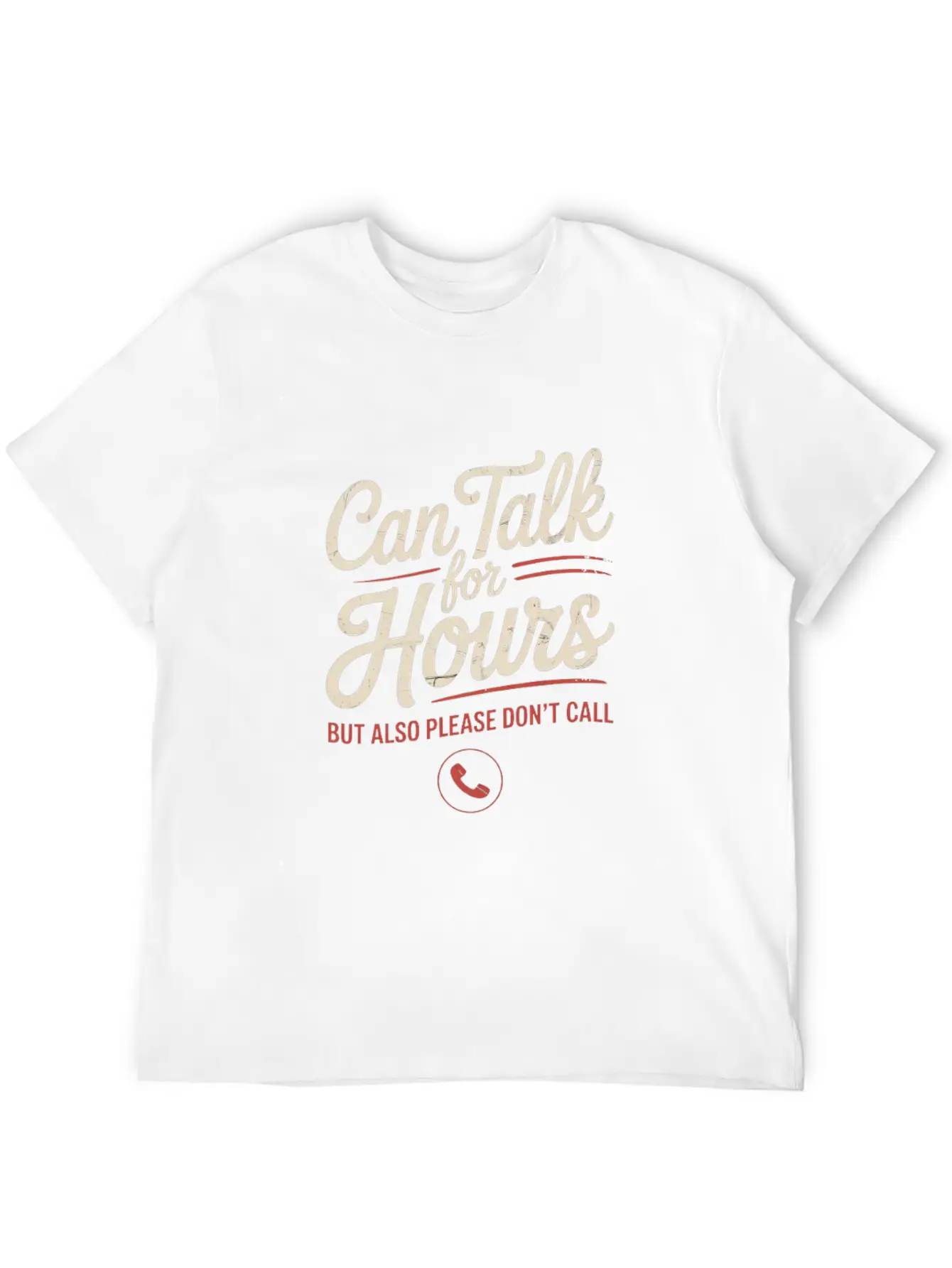 Can Talk For Hours But Also Please Don’t Call Essential Cotton Tee For Daily Outfits – Unisex Style