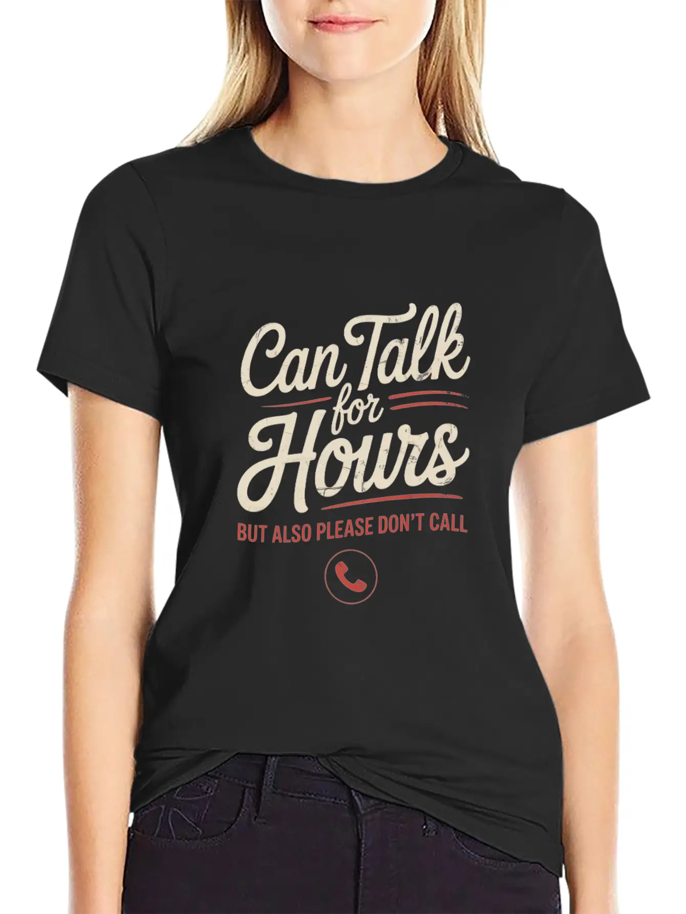 Can Talk For Hours But Also Please Don’t Call Essential Cotton Tee For Daily Outfits – Unisex Style