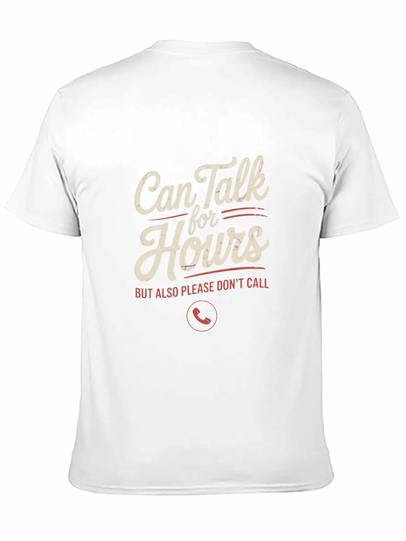 Can Talk For Hours But Also Please Don’t Call Essential Cotton Tee For Daily Outfits – Unisex Style
