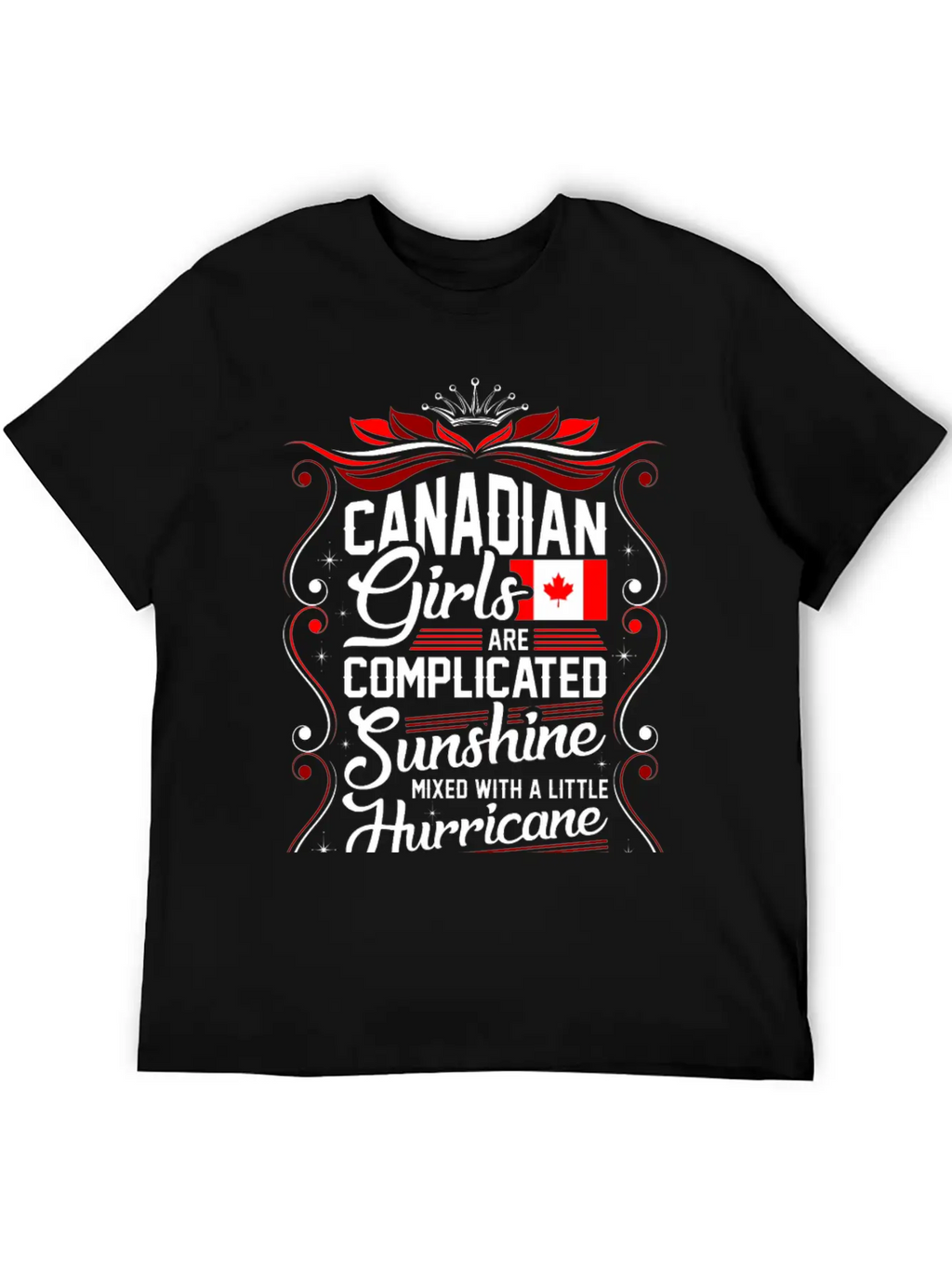 Canadian Girls Are Completed Sunshine Unisex Short Sleeve Soft Cotton T-Shirt – Casual Everyday Wear