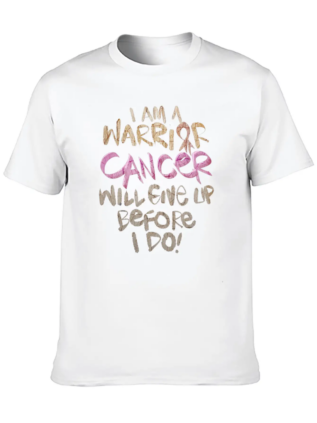 Cancer Awareness Unisex Short Sleeve Soft Cotton T-Shirt – Casual Everyday Wear
