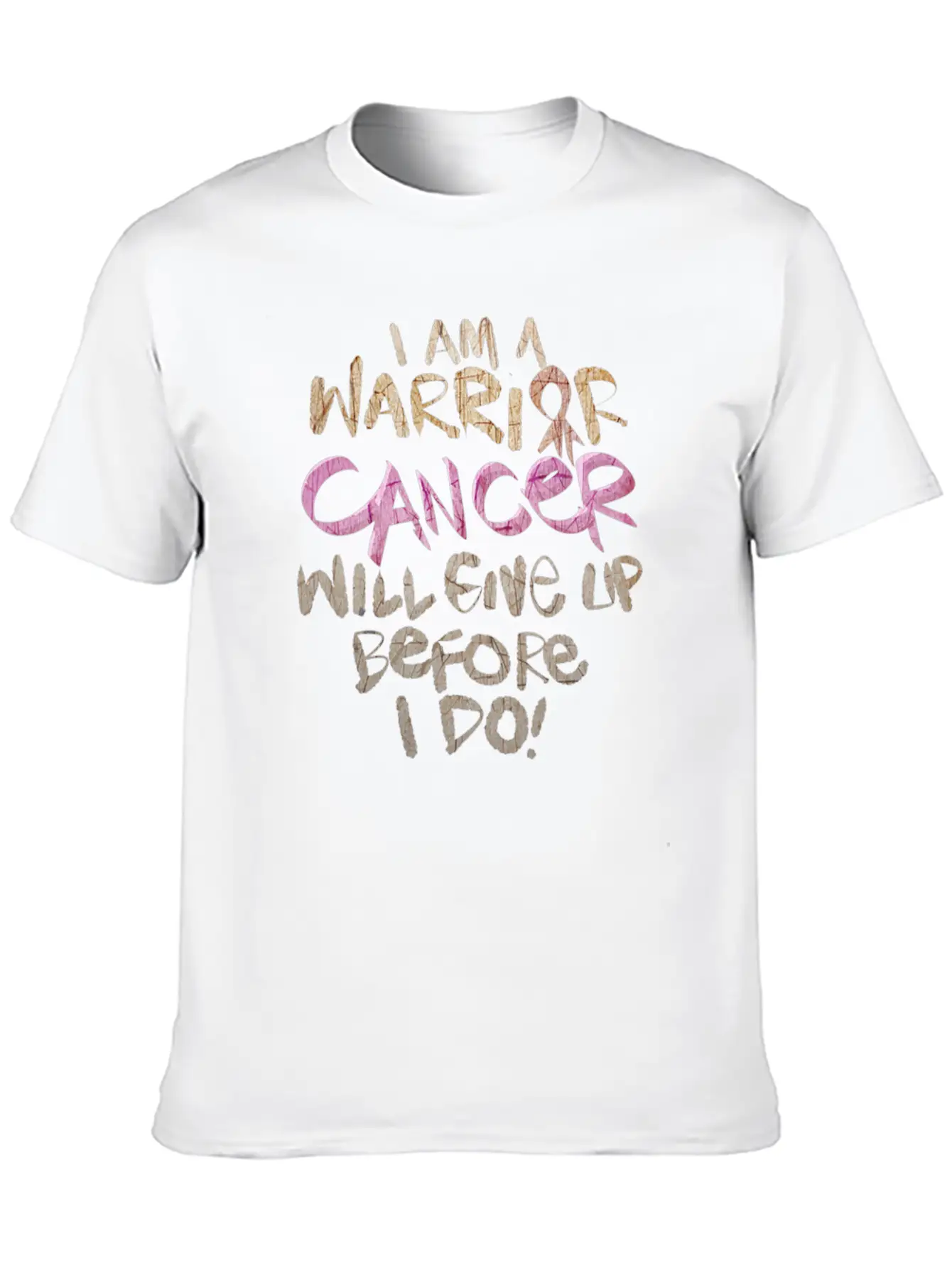 Cancer Awareness Unisex Short Sleeve Soft Cotton T-Shirt – Casual Everyday Wear