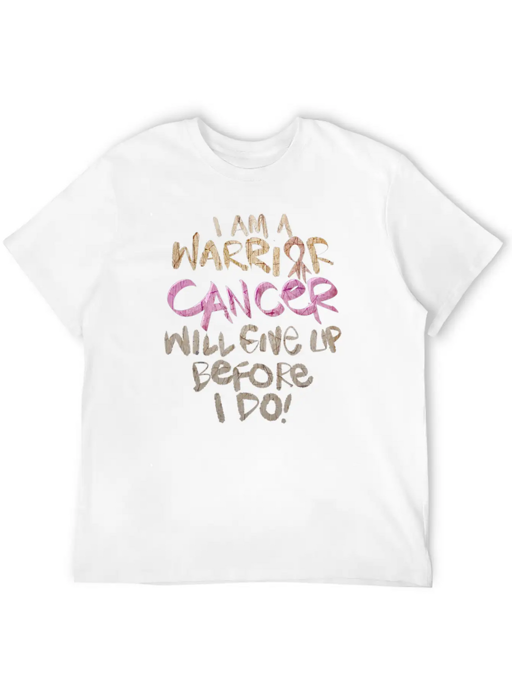 Cancer Awareness Unisex Short Sleeve Soft Cotton T-Shirt – Casual Everyday Wear