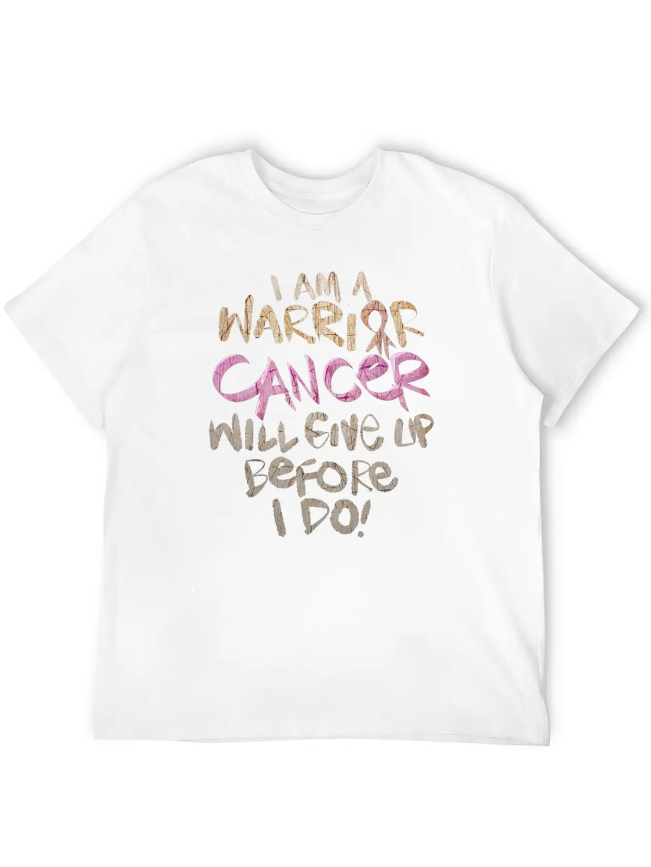 Cancer Awareness Unisex Short Sleeve Soft Cotton T-Shirt – Casual Everyday Wear