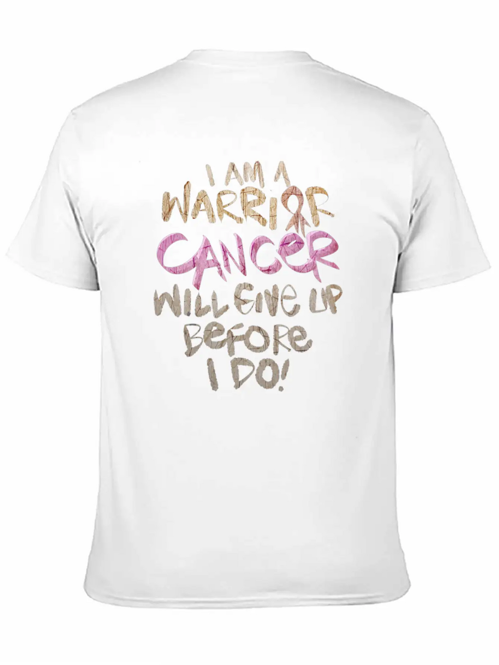 Cancer Awareness Unisex Short Sleeve Soft Cotton T-Shirt – Casual Everyday Wear