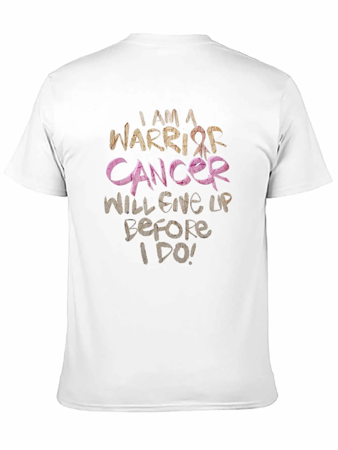 Cancer Awareness Unisex Short Sleeve Soft Cotton T-Shirt – Casual Everyday Wear