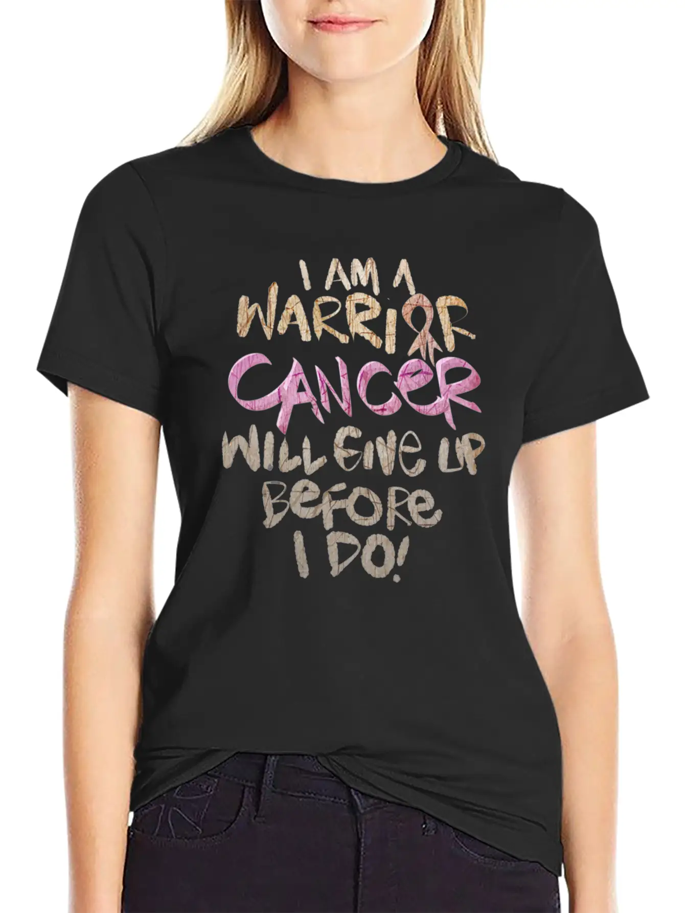 Cancer Awareness Unisex Short Sleeve Soft Cotton T-Shirt – Casual Everyday Wear
