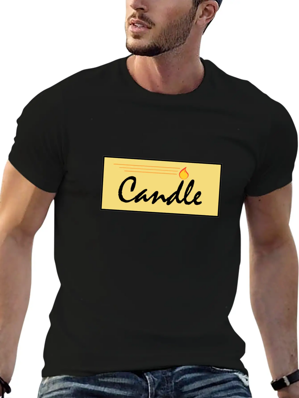Candle Breathable Soft Cotton T-Shirt – Timeless Casual Look