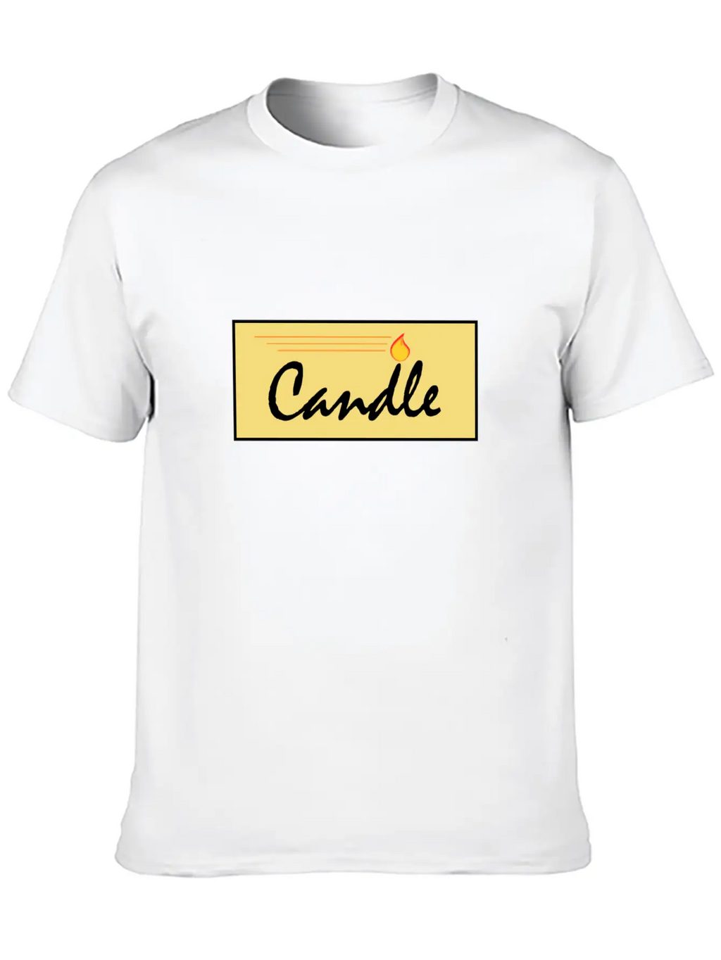 Candle Breathable Soft Cotton T-Shirt – Timeless Casual Look