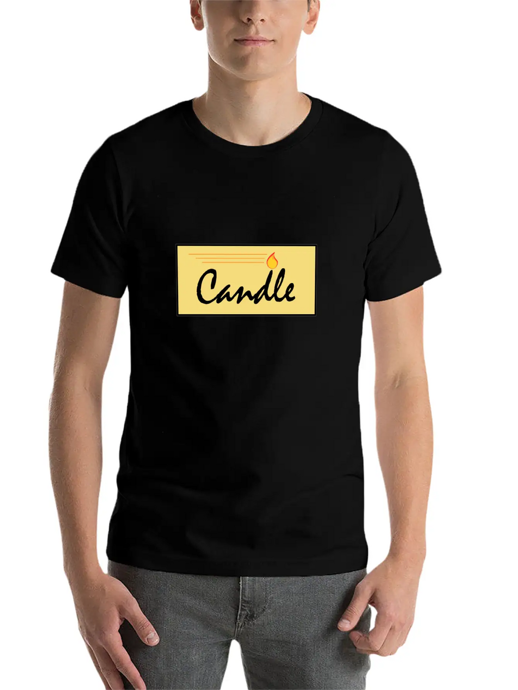 Candle Breathable Soft Cotton T-Shirt – Timeless Casual Look