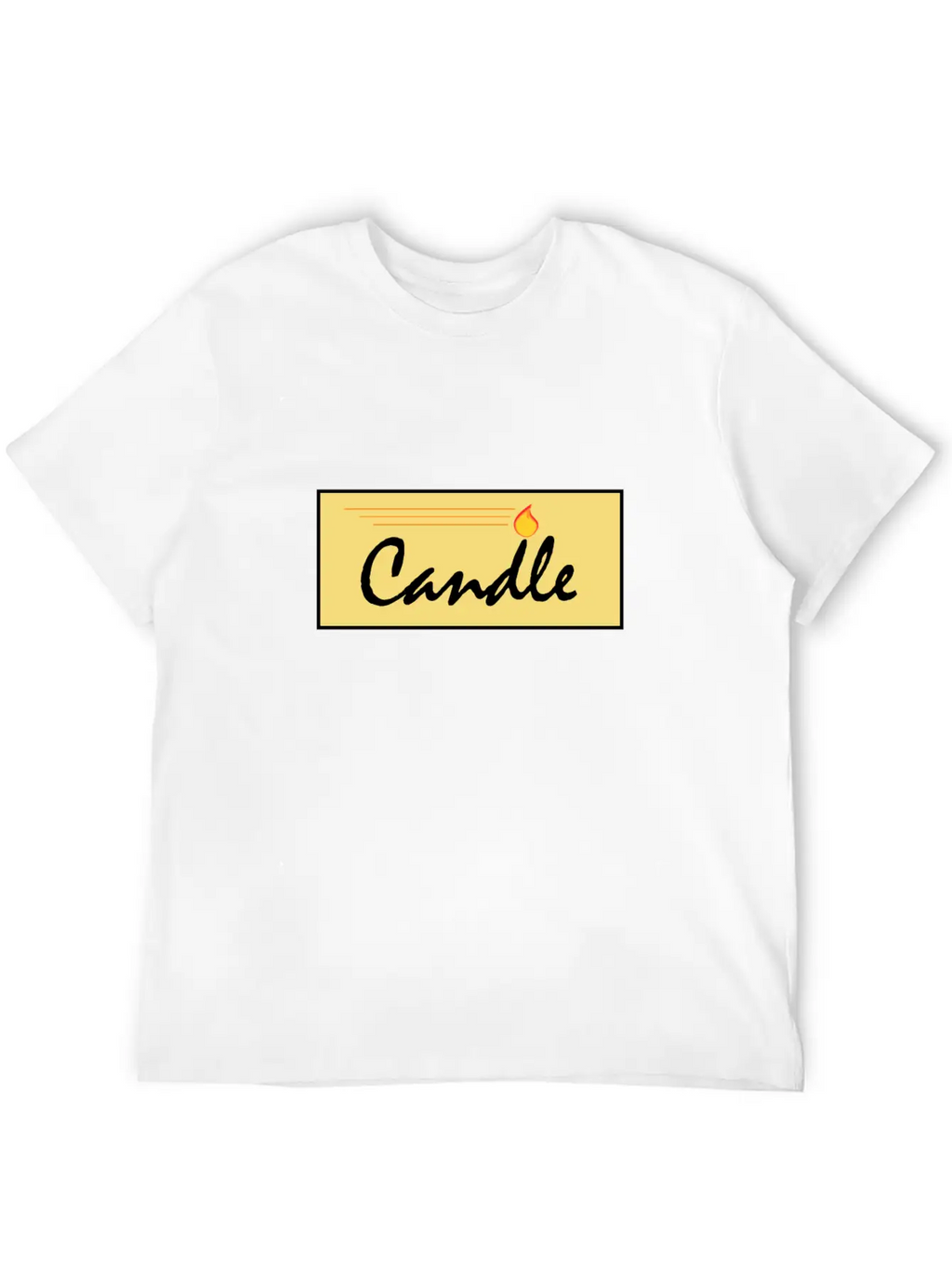 Candle Breathable Soft Cotton T-Shirt – Timeless Casual Look