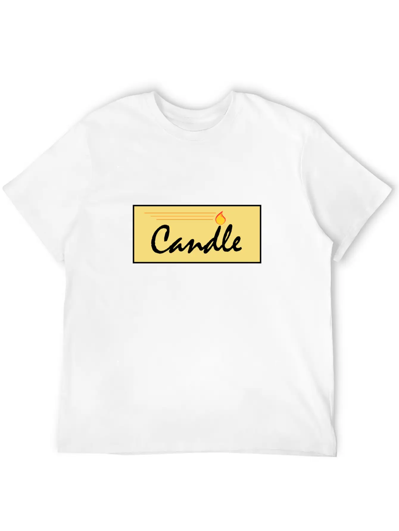 Candle Breathable Soft Cotton T-Shirt – Timeless Casual Look