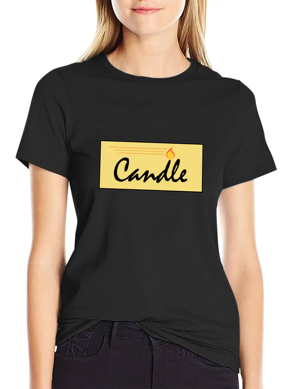 Candle Breathable Soft Cotton T-Shirt – Timeless Casual Look
