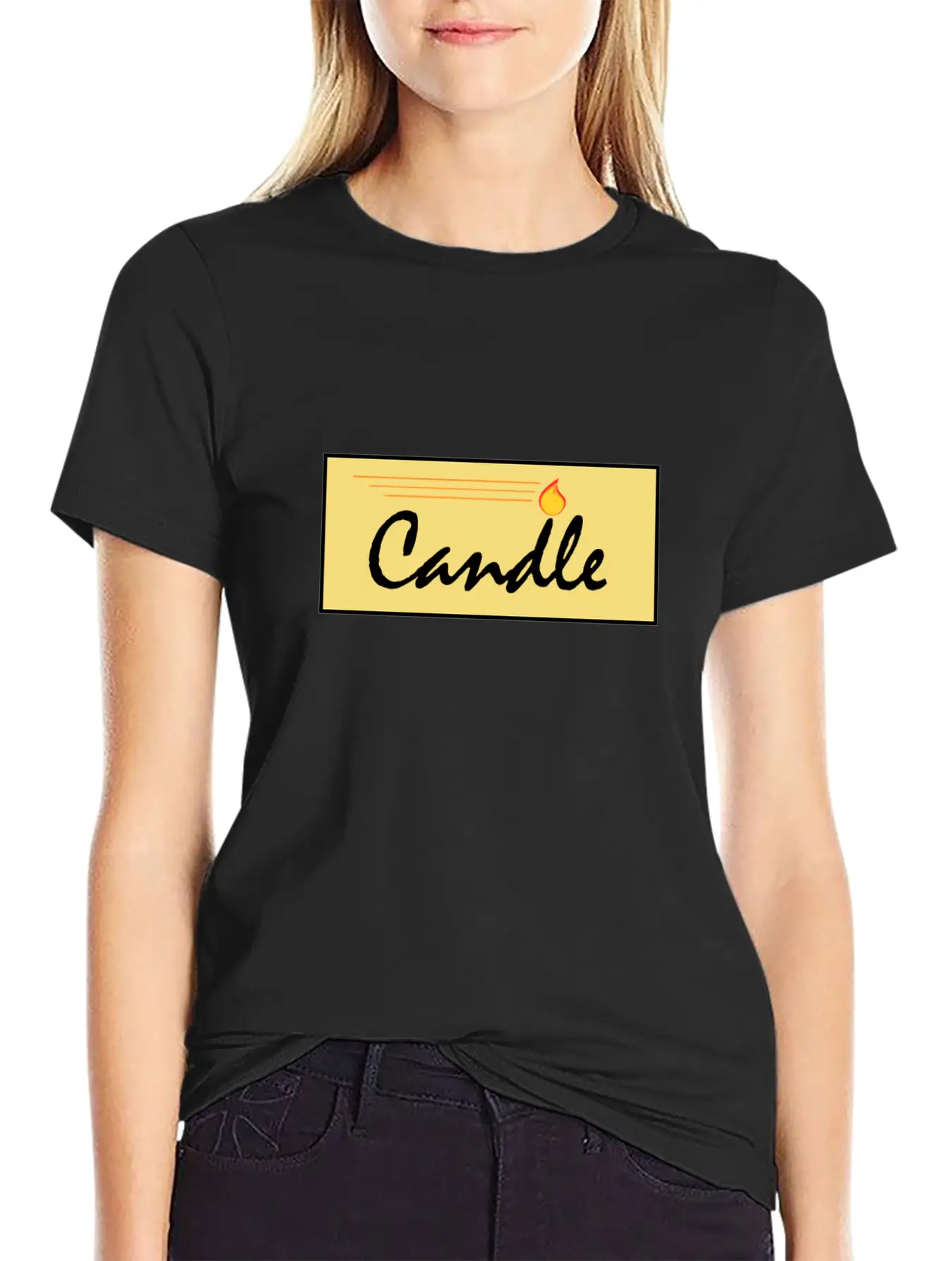 Candle Breathable Soft Cotton T-Shirt – Timeless Casual Look