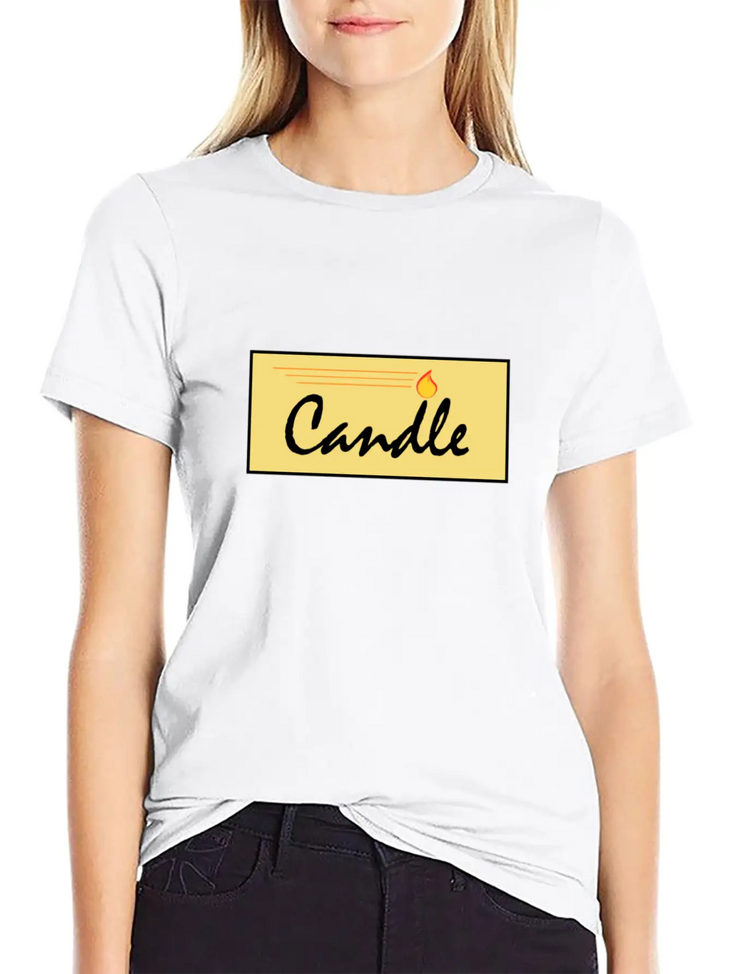 Candle Breathable Soft Cotton T-Shirt – Timeless Casual Look