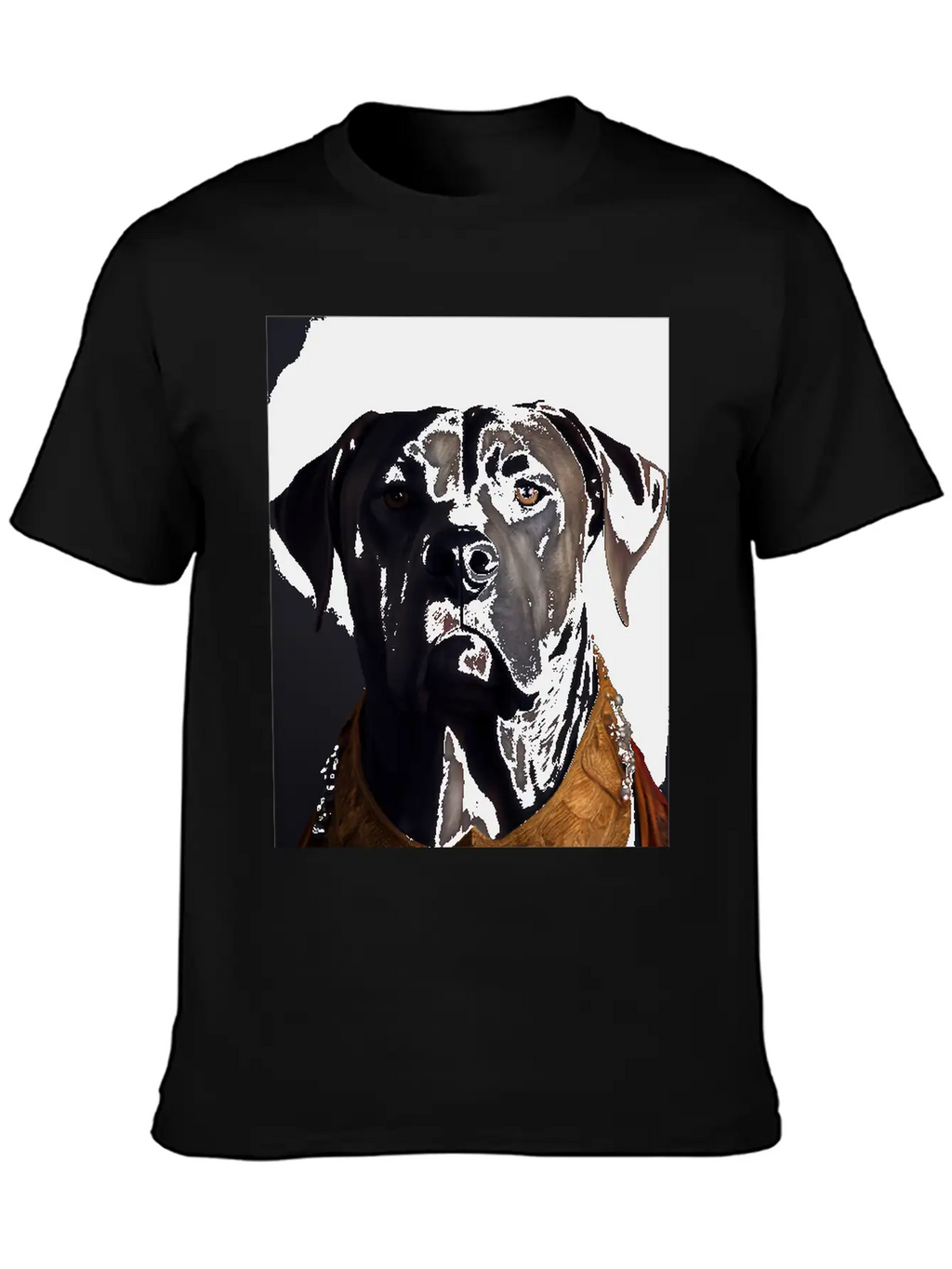 Cane Corso Dog Breed Portrait Royal Renaissance An Breathable Soft Cotton T-Shirt – Timeless Casual Look
