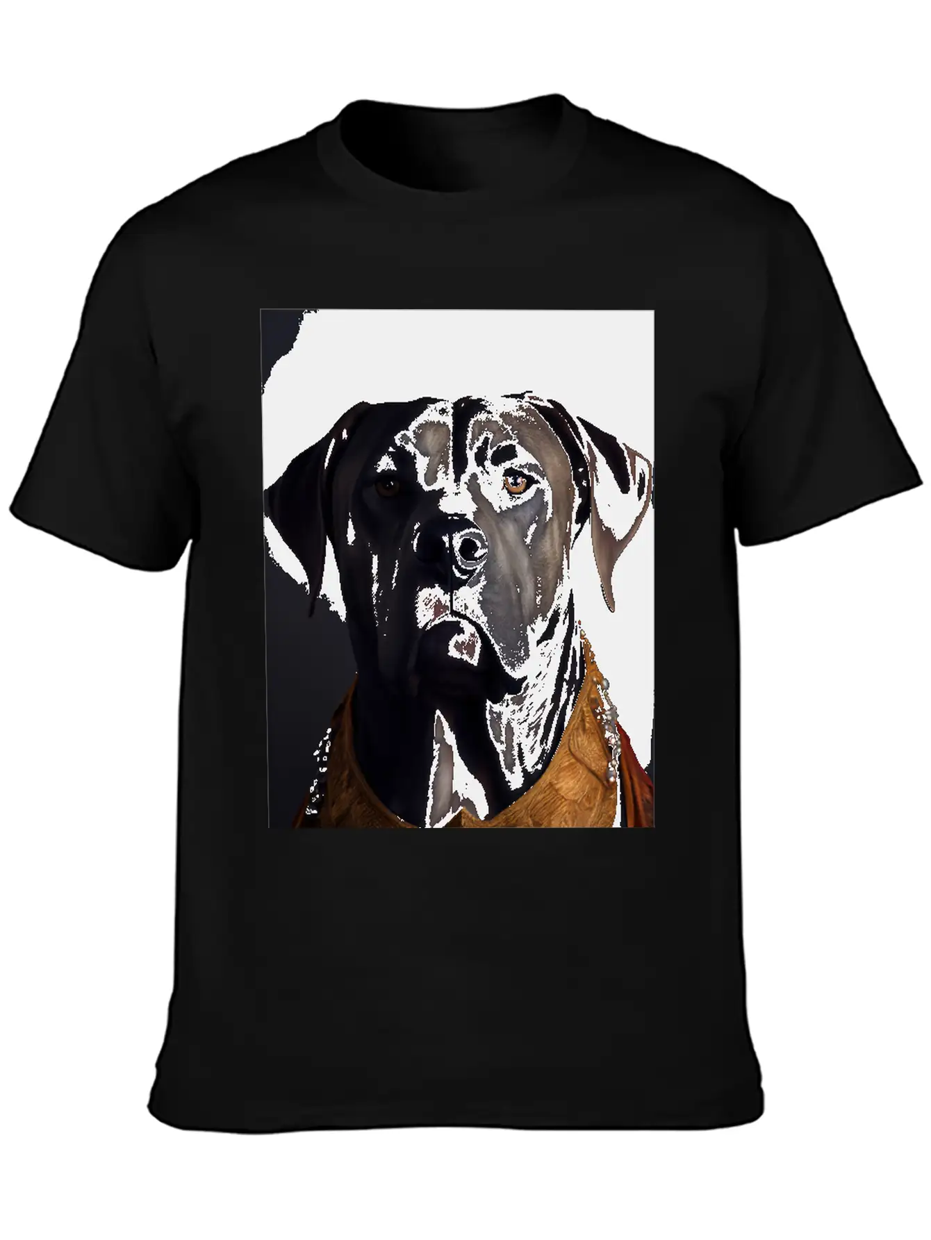 Cane Corso Dog Breed Portrait Royal Renaissance An Breathable Soft Cotton T-Shirt – Timeless Casual Look