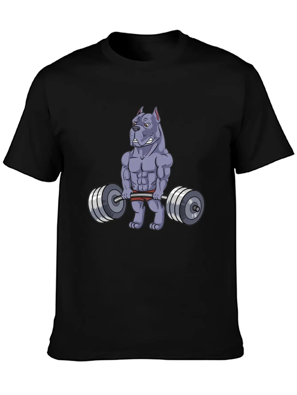 Cane Corso Weight Fitness Training Dog School Unisex Short Sleeve Soft Cotton T-Shirt – Casual Everyday Wear