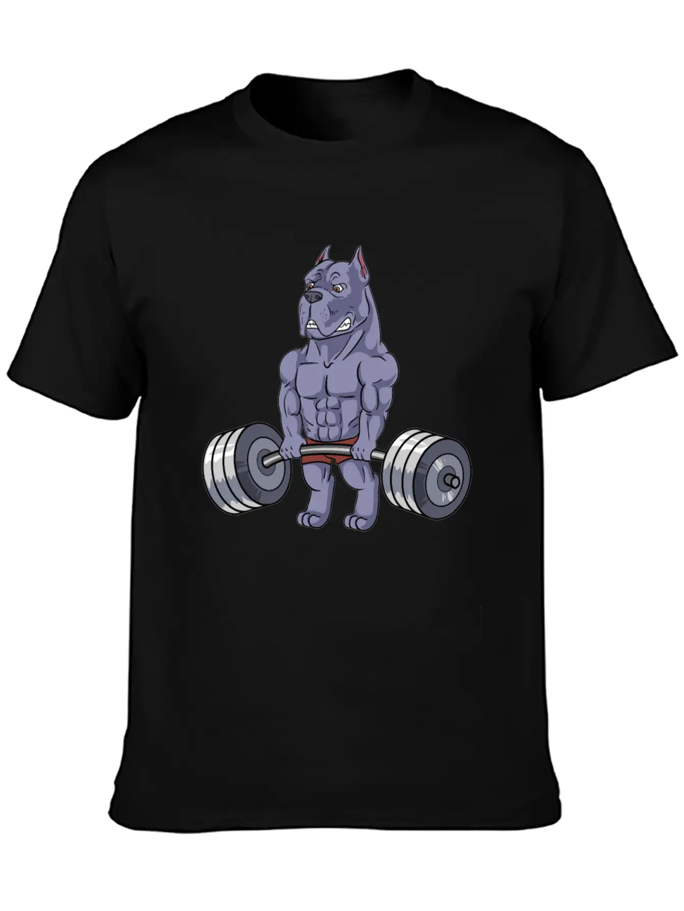 Cane Corso Weight Fitness Training Dog School Unisex Short Sleeve Soft Cotton T-Shirt – Casual Everyday Wear