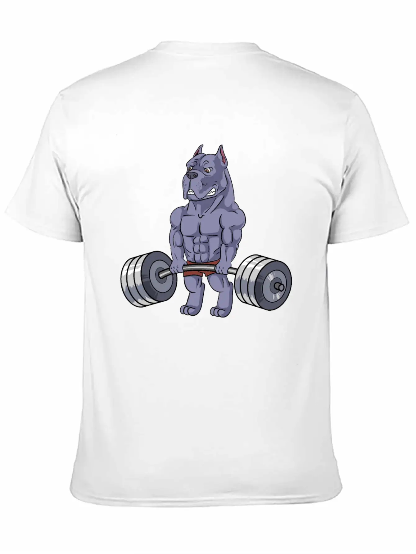 Cane Corso Weight Fitness Training Dog School Unisex Short Sleeve Soft Cotton T-Shirt – Casual Everyday Wear