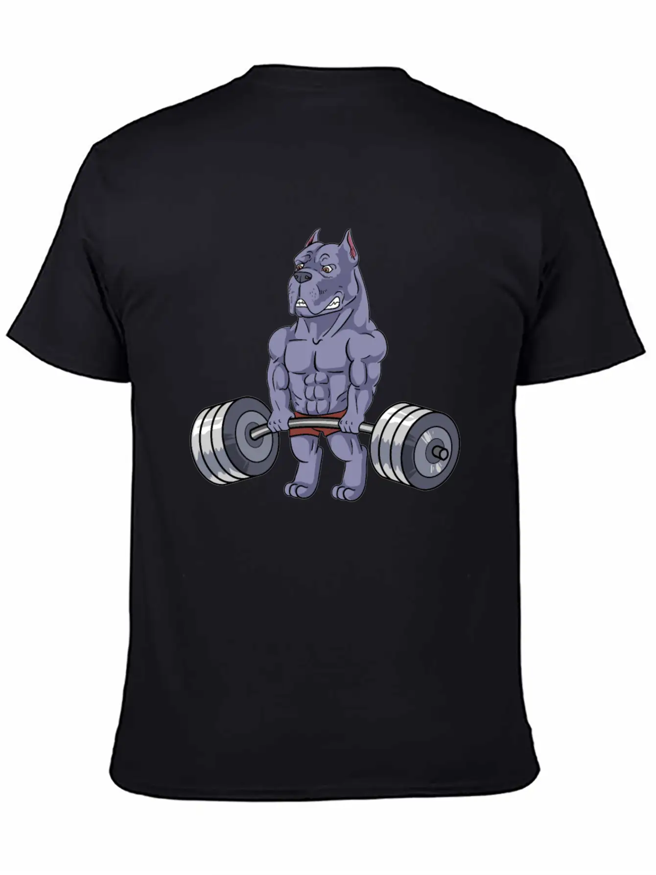 Cane Corso Weight Fitness Training Dog School Unisex Short Sleeve Soft Cotton T-Shirt – Casual Everyday Wear