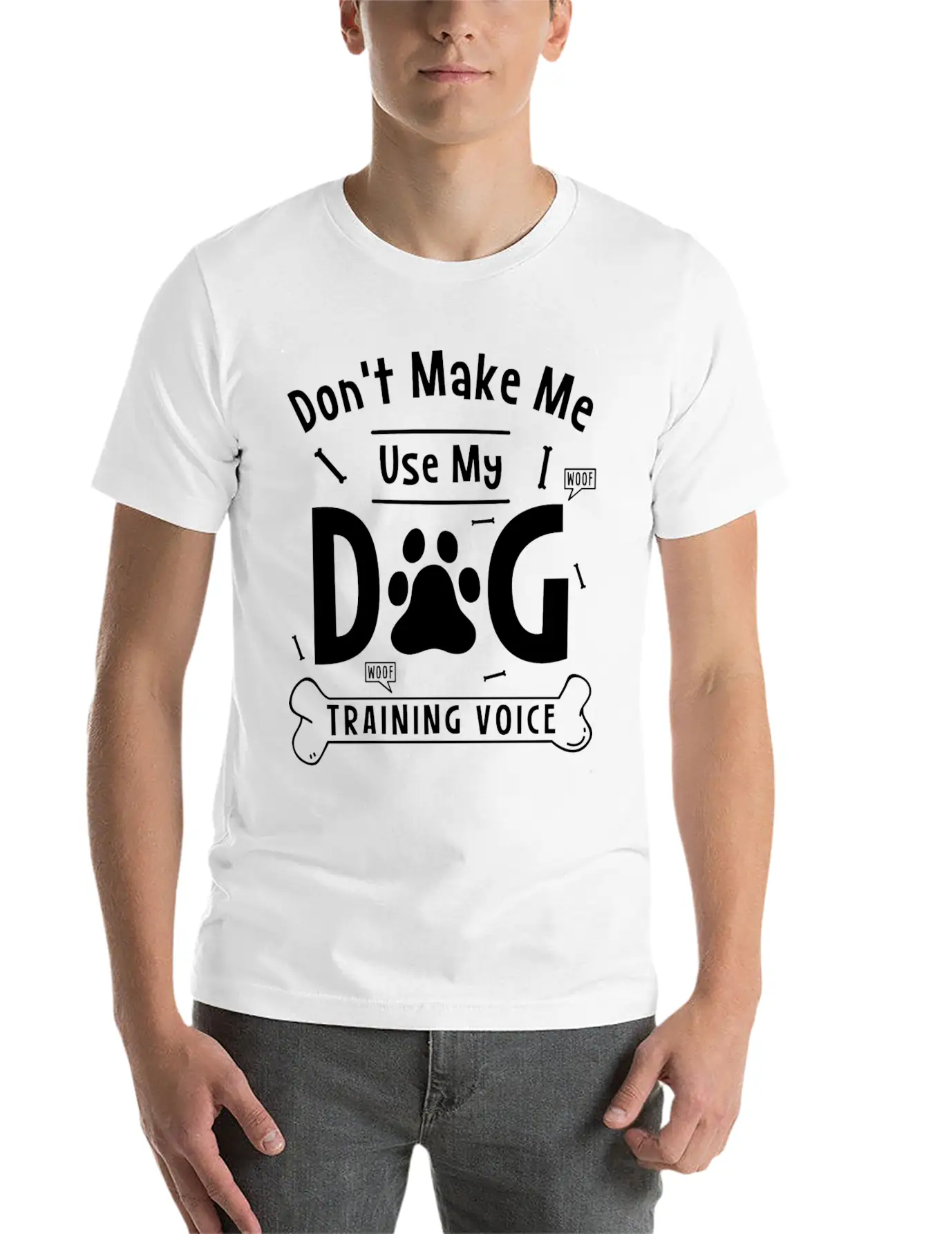 Canine Trainer Breathable Soft Cotton T-Shirt – Timeless Casual Look