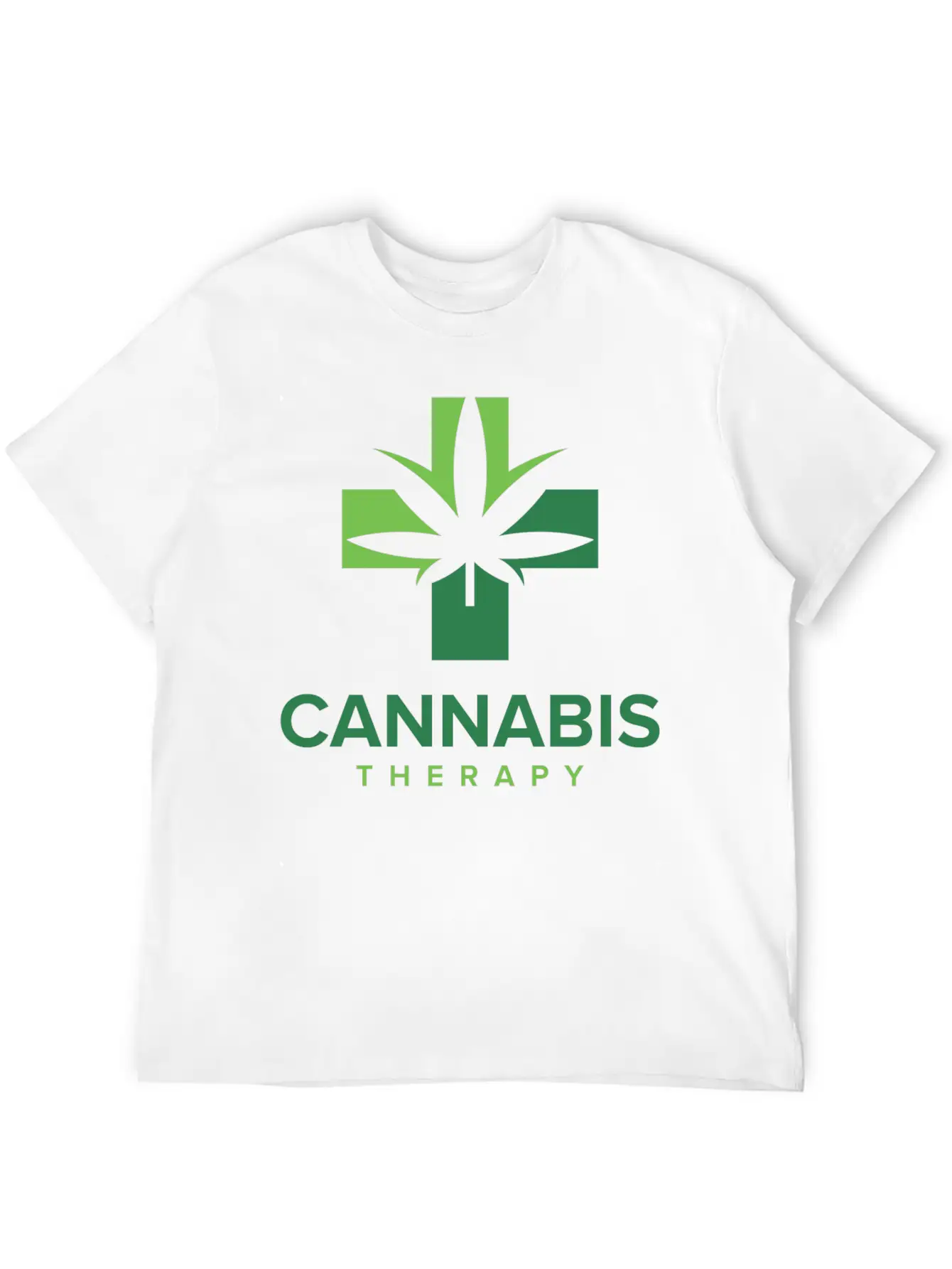 Cannabis Therapy Casual Graphic T-Shirt – Simple And Comfortable Daily Wear
