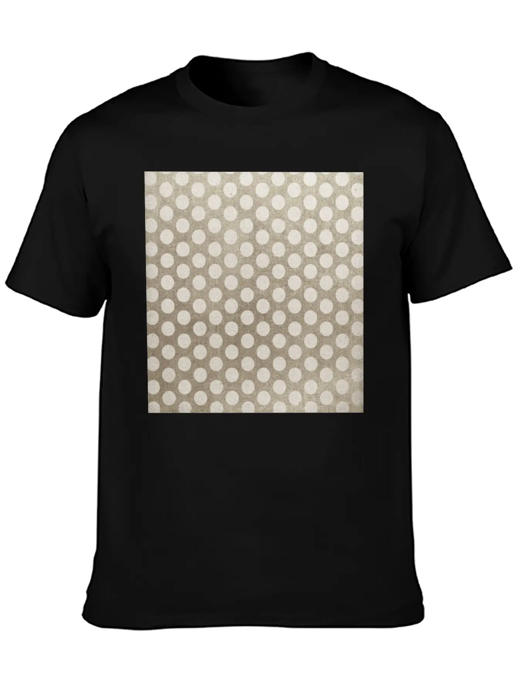 Canvas Design With Circles And A Great Texture Unisex Casual T-Shirt – Clean Design For Daily Comfort