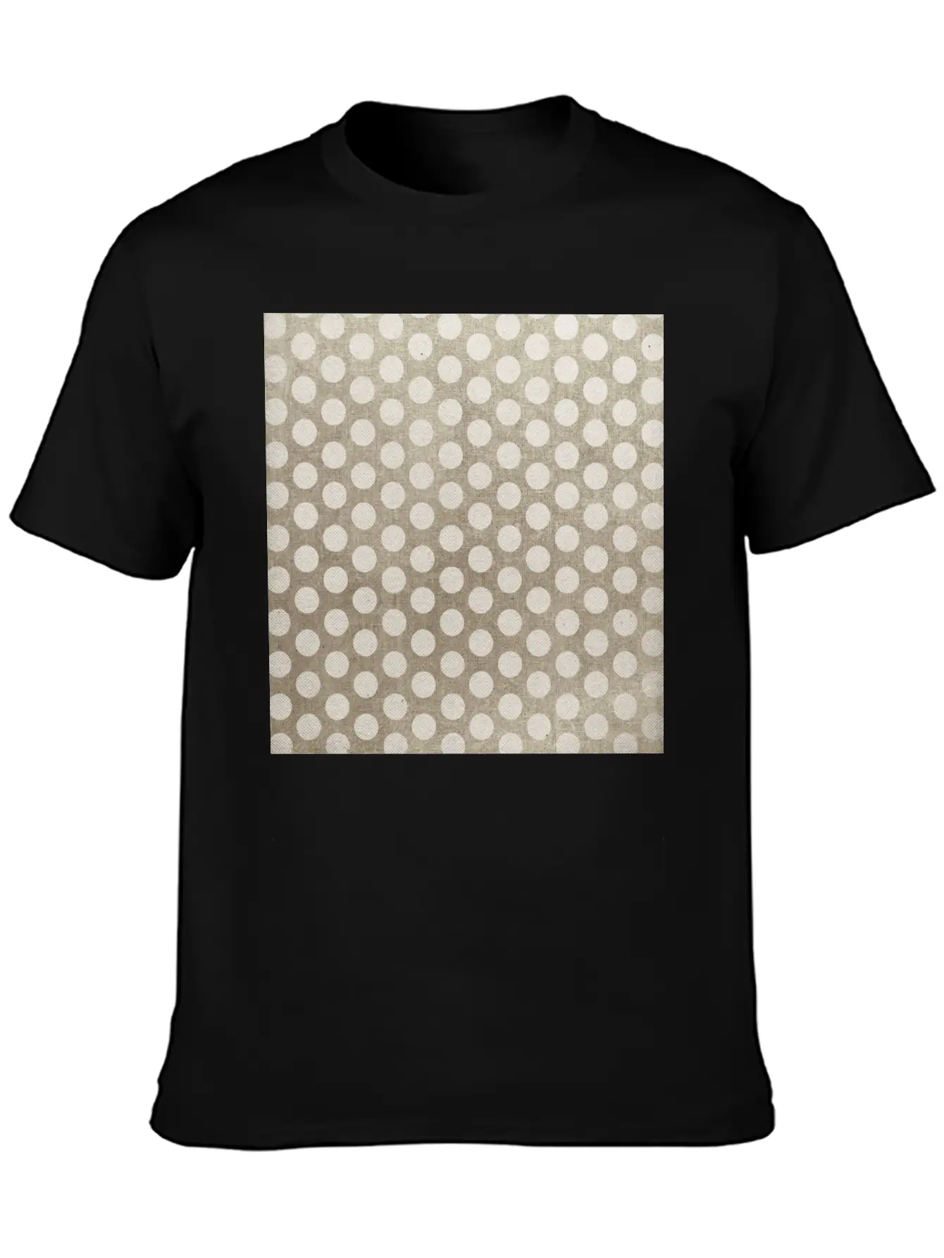 Canvas Design With Circles And A Great Texture Unisex Casual T-Shirt – Clean Design For Daily Comfort