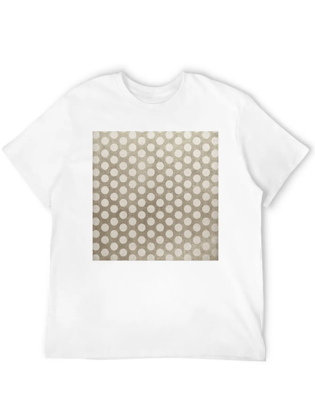 Canvas Design With Circles And A Great Texture Unisex Casual T-Shirt – Clean Design For Daily Comfort