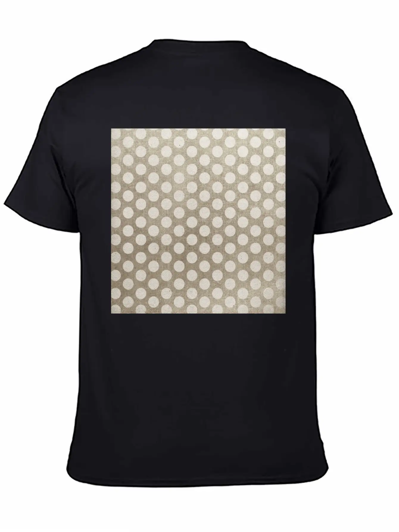 Canvas Design With Circles And A Great Texture Unisex Casual T-Shirt – Clean Design For Daily Comfort