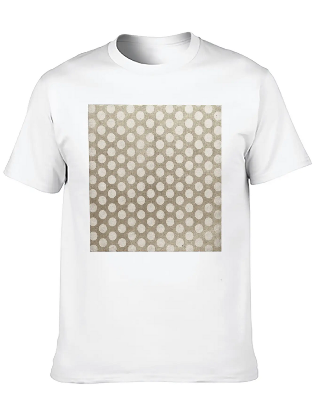 Canvas Design With Circles And A Great Texture Unisex Casual T-Shirt – Clean Design For Daily Comfort