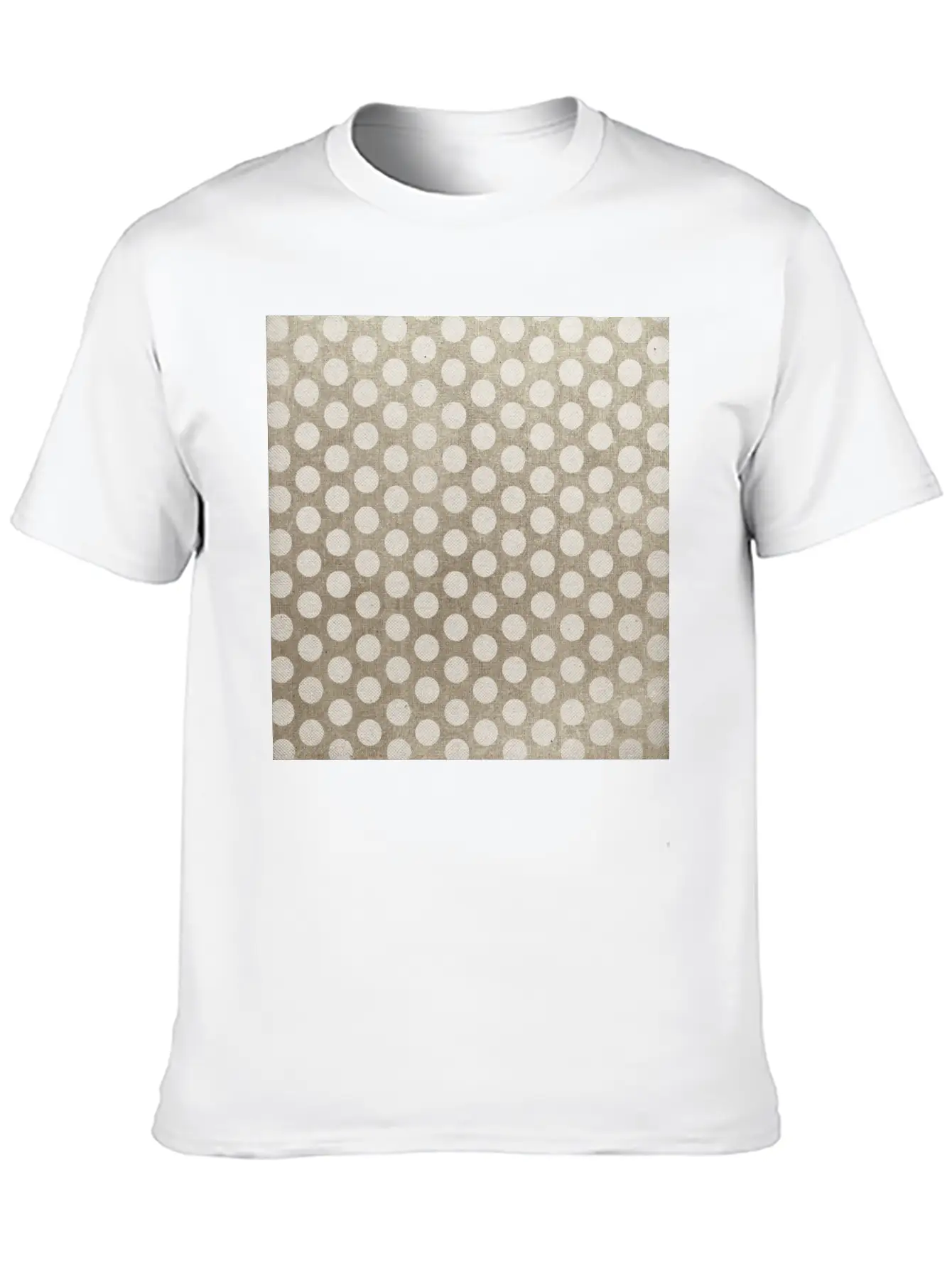Canvas Design With Circles And A Great Texture Unisex Casual T-Shirt – Clean Design For Daily Comfort