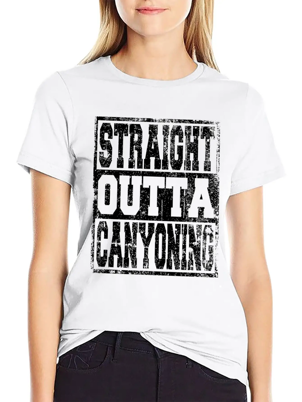 Canyoning Saying Funny Unisex Casual T-Shirt – Clean Design For Daily Comfort