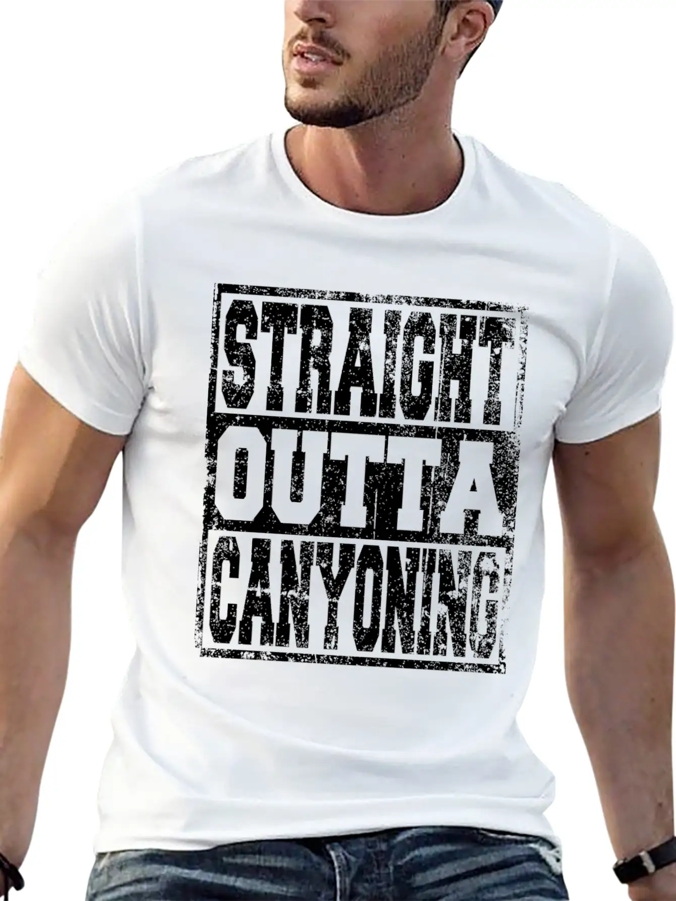 Canyoning Saying Funny Unisex Casual T-Shirt – Clean Design For Daily Comfort