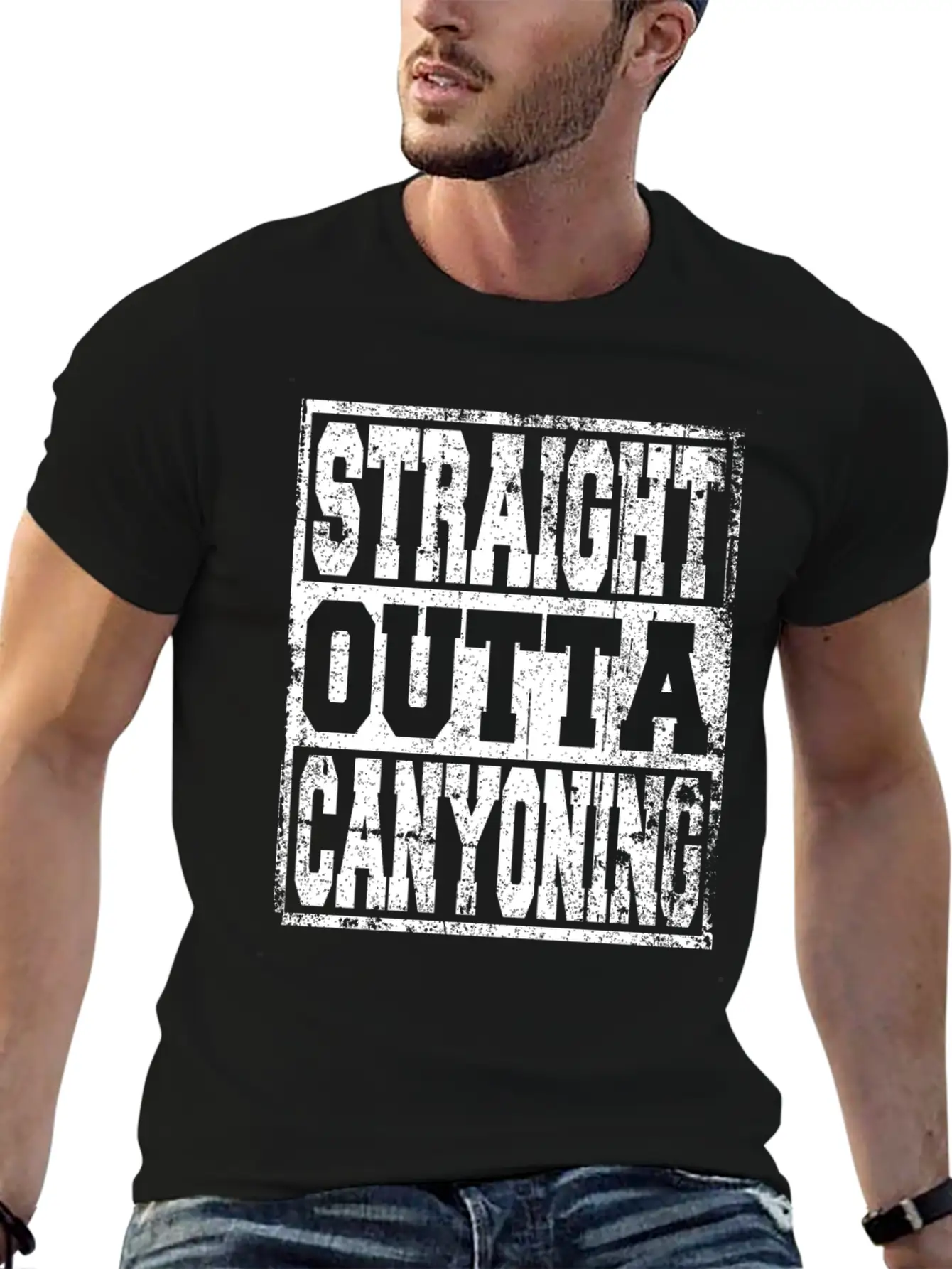 Canyoning Saying Funny Unisex Casual T-Shirt – Clean Design For Daily Comfort