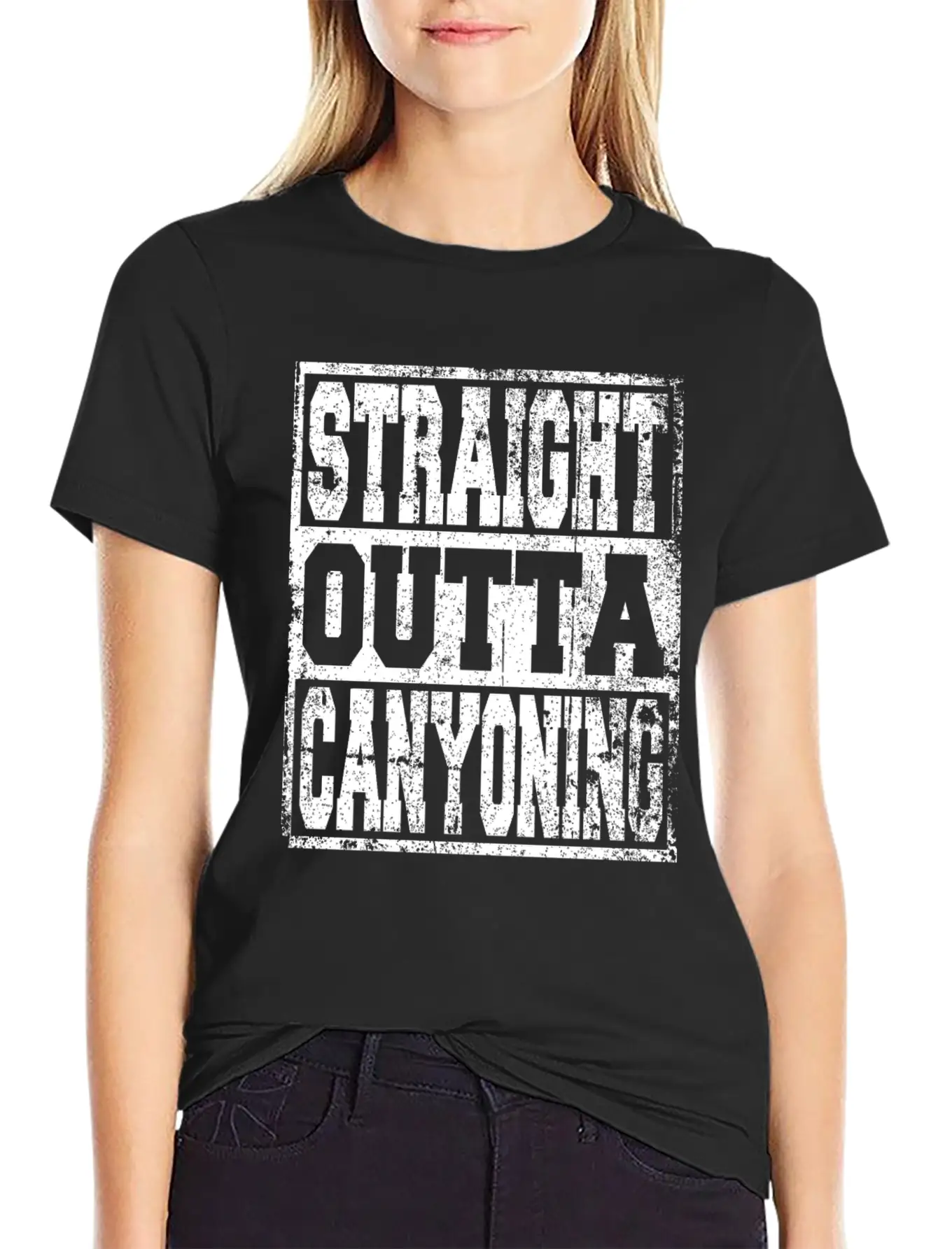 Canyoning Saying Funny Unisex Casual T-Shirt – Clean Design For Daily Comfort