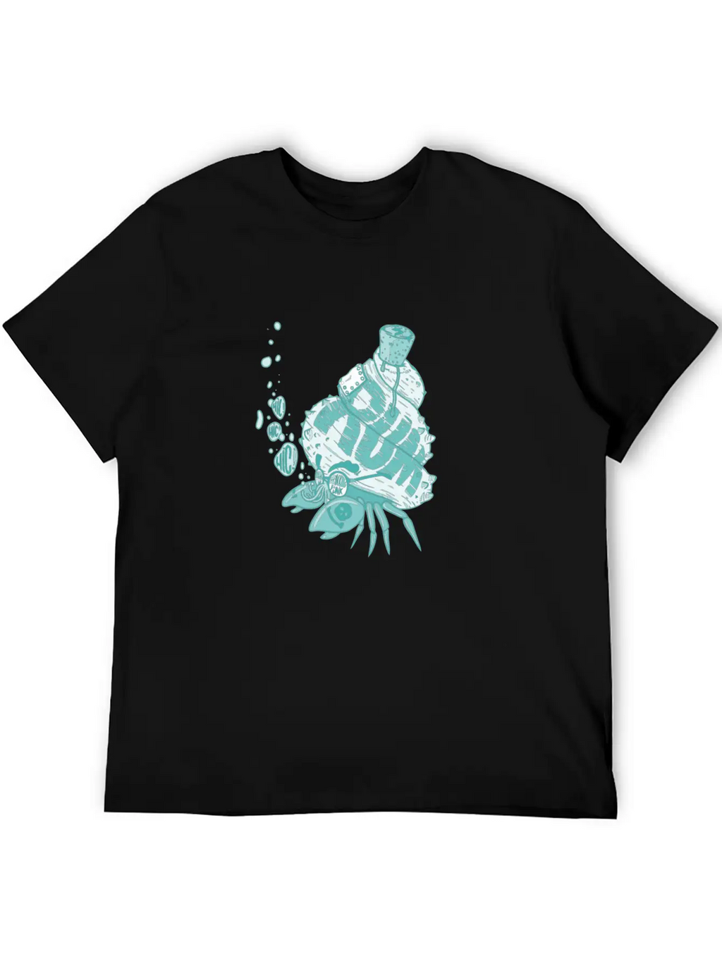 Captain Hermit Crab Is Drucking Funk Essential Cotton Tee For Daily Outfits – Unisex Style