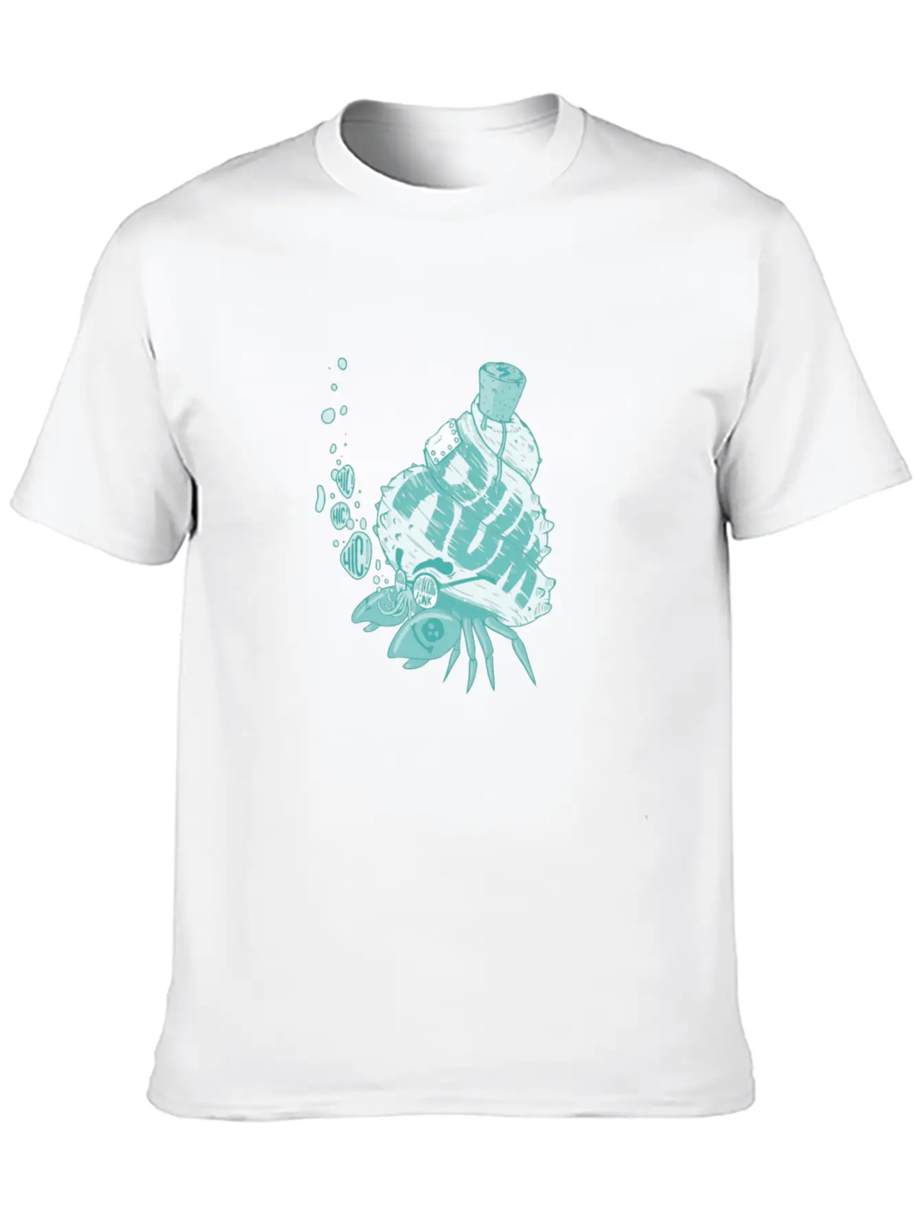 Captain Hermit Crab Is Drucking Funk Essential Cotton Tee For Daily Outfits – Unisex Style