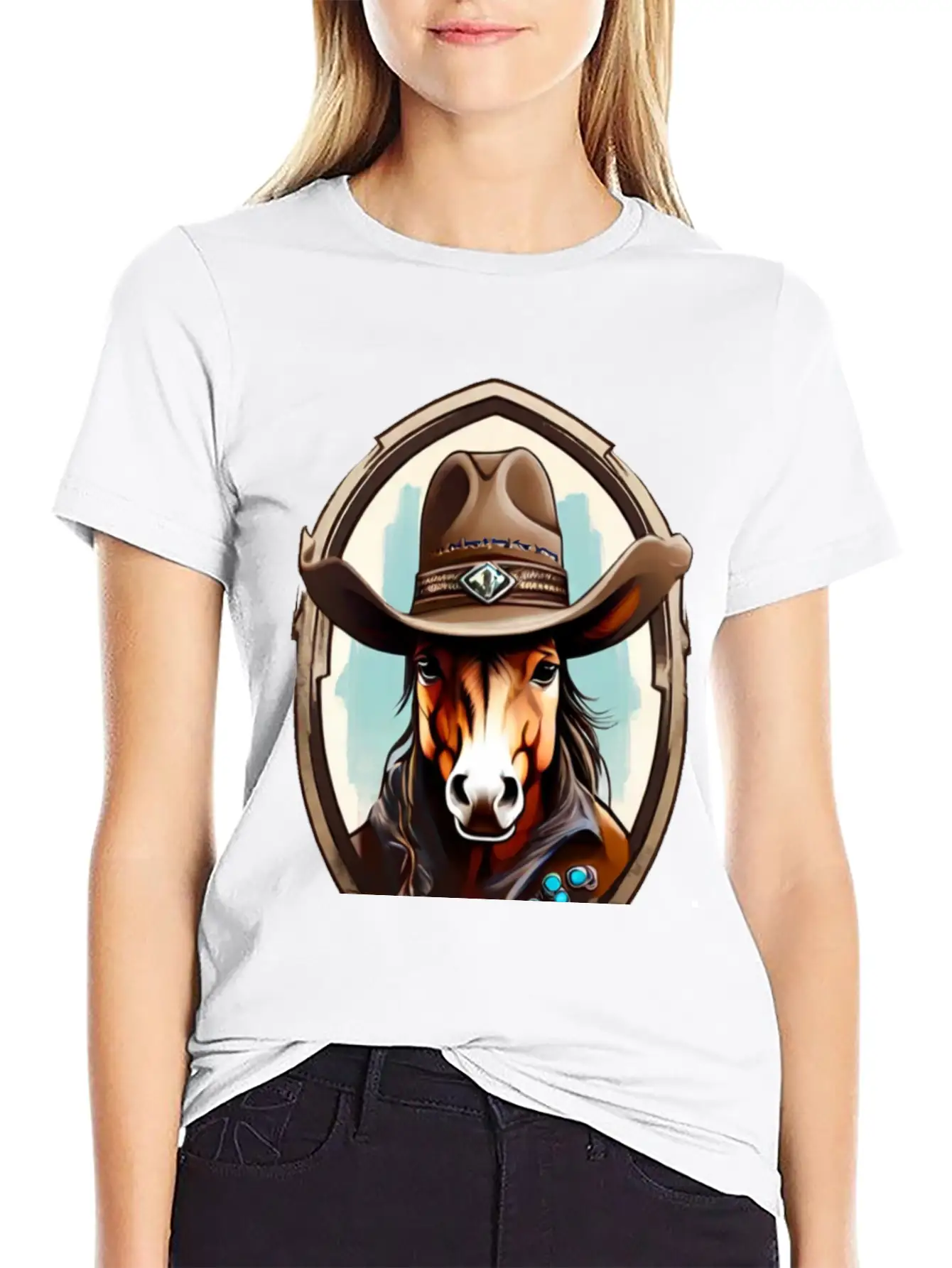 Captain Horse Unisex Casual T-Shirt – Clean Design For Daily Comfort