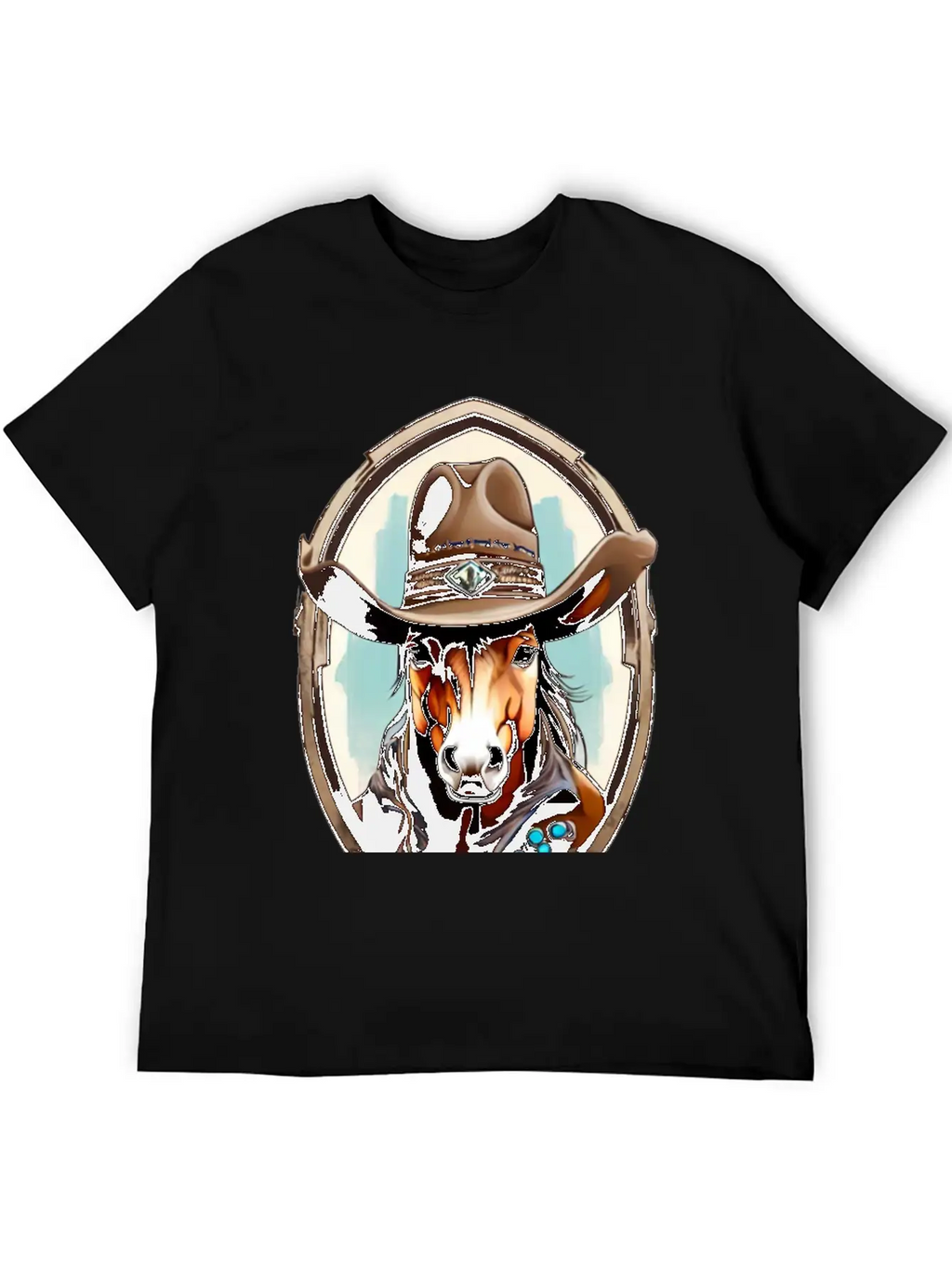 Captain Horse Unisex Casual T-Shirt – Clean Design For Daily Comfort