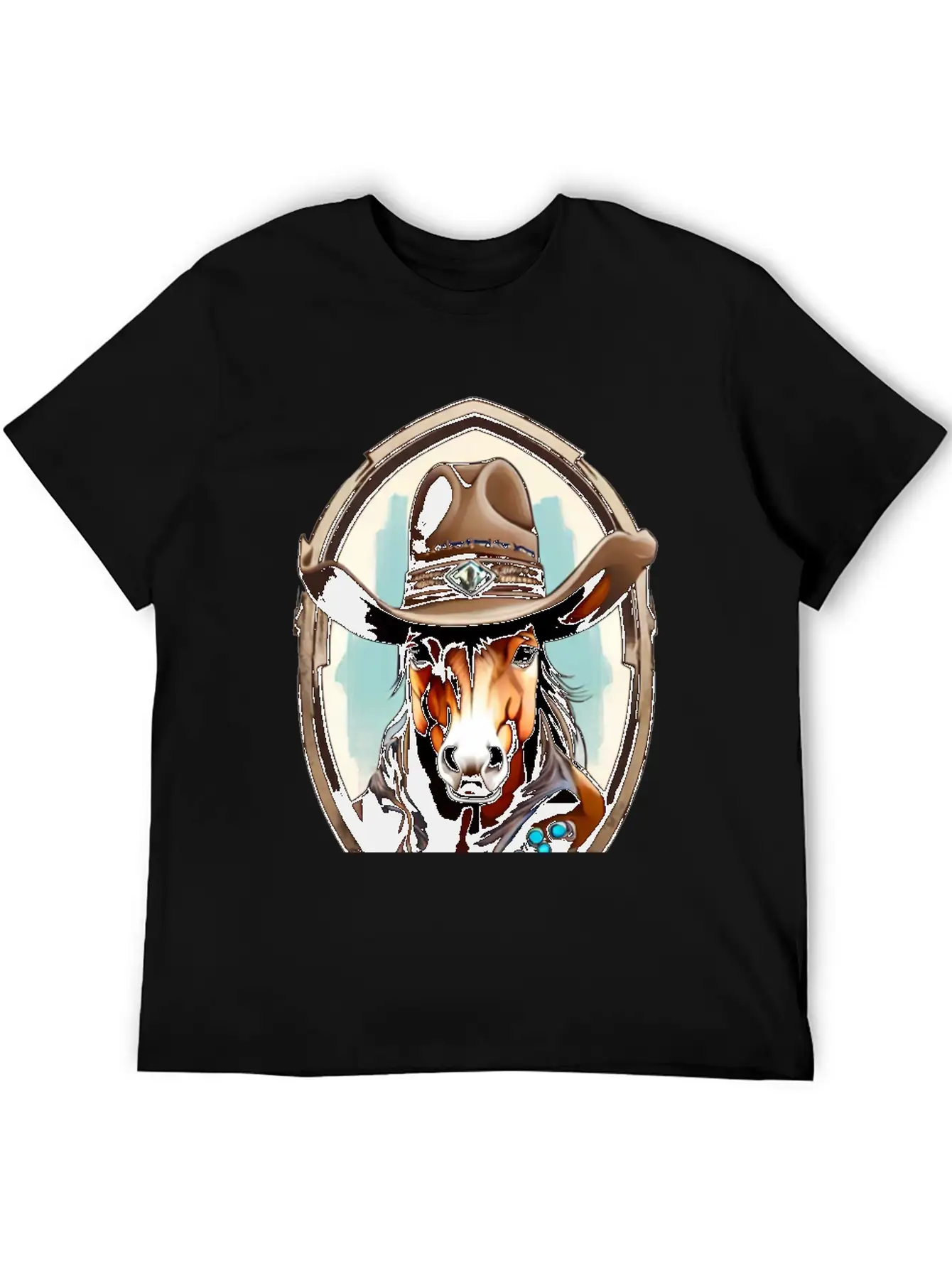Captain Horse Unisex Casual T-Shirt – Clean Design For Daily Comfort