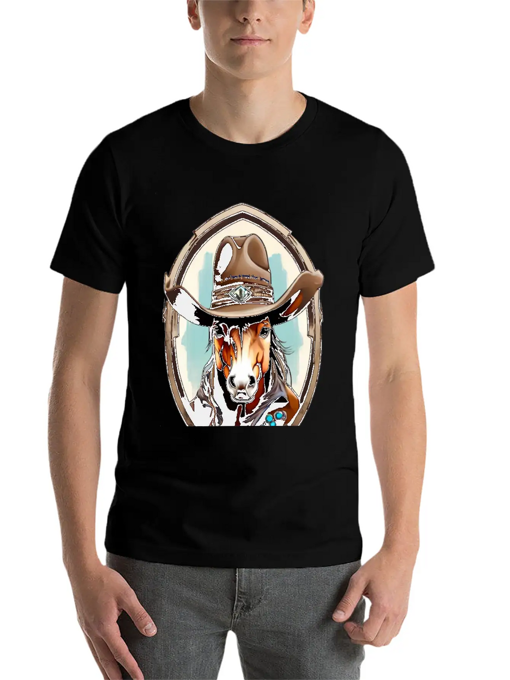 Captain Horse Unisex Casual T-Shirt – Clean Design For Daily Comfort