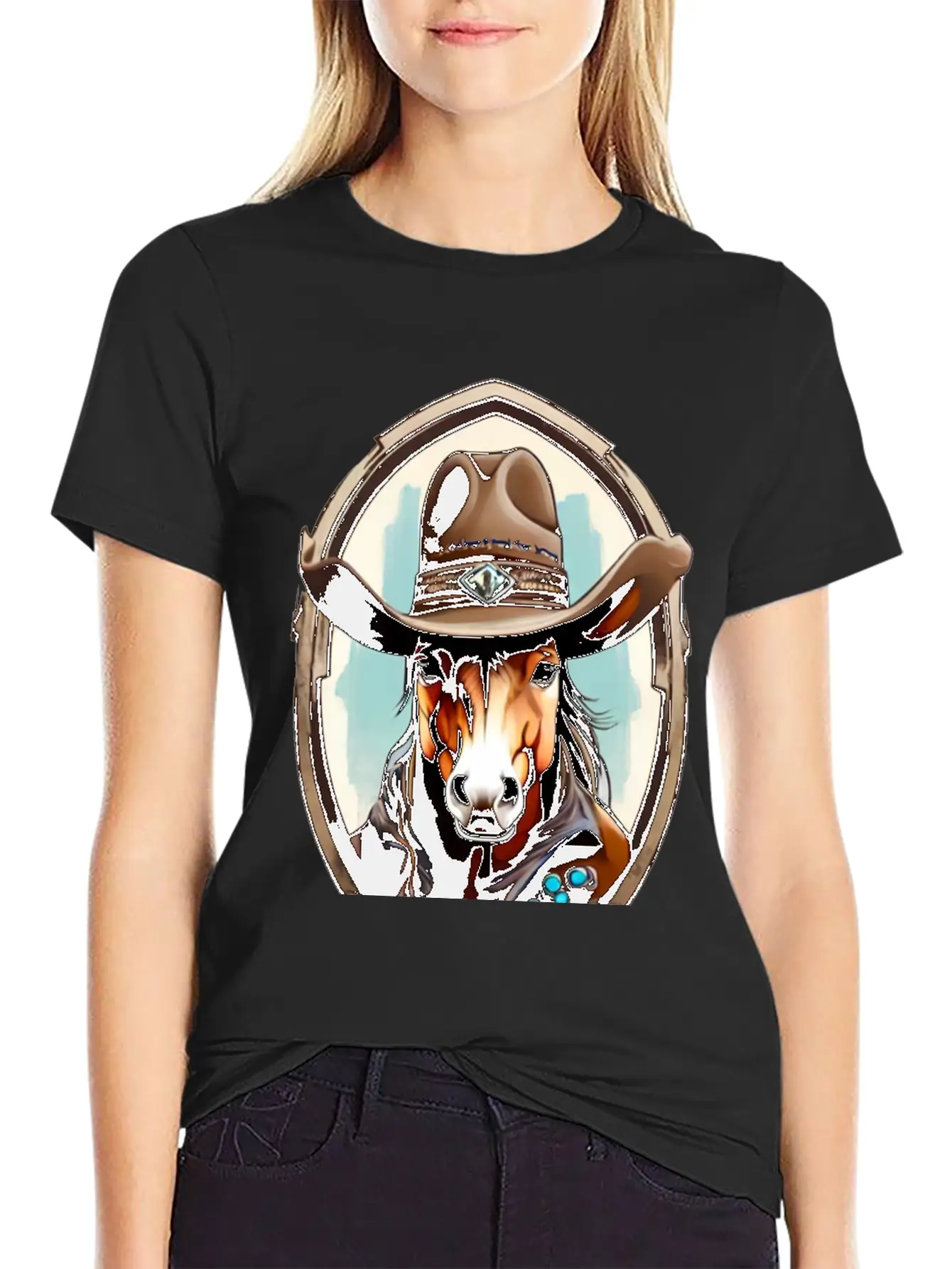 Captain Horse Unisex Casual T-Shirt – Clean Design For Daily Comfort