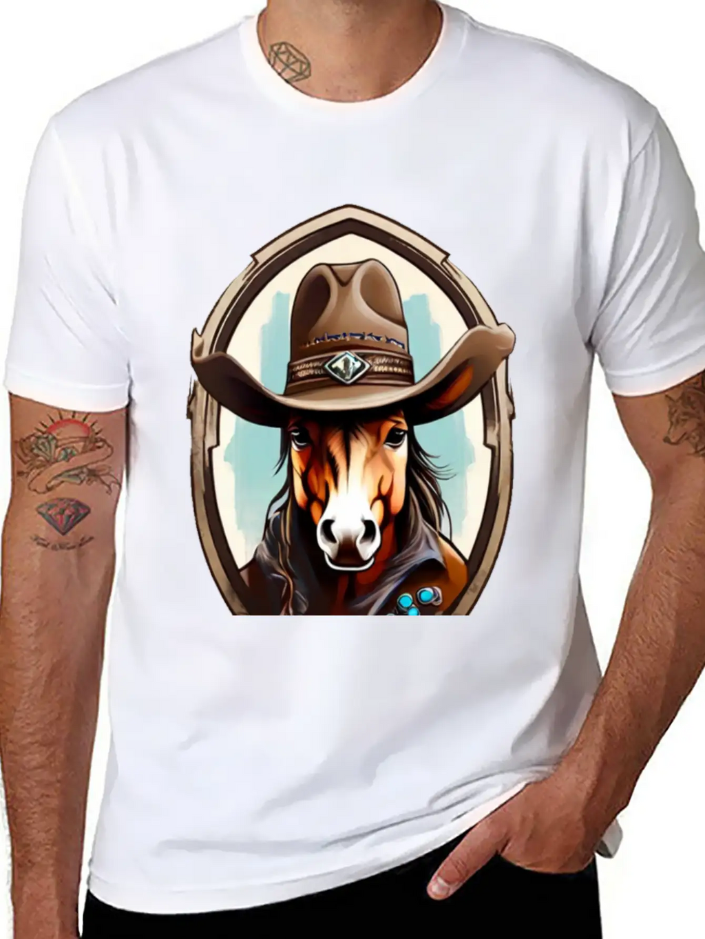 Captain Horse Unisex Casual T-Shirt – Clean Design For Daily Comfort