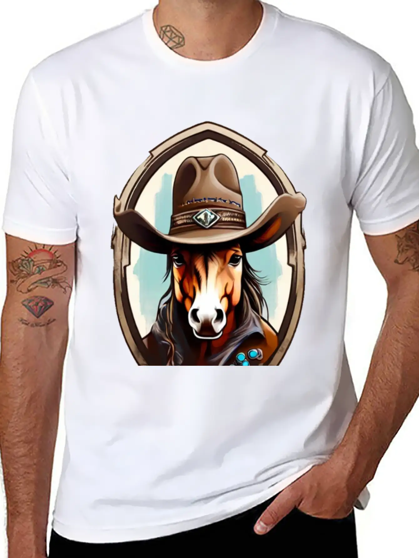 Captain Horse Unisex Casual T-Shirt – Clean Design For Daily Comfort