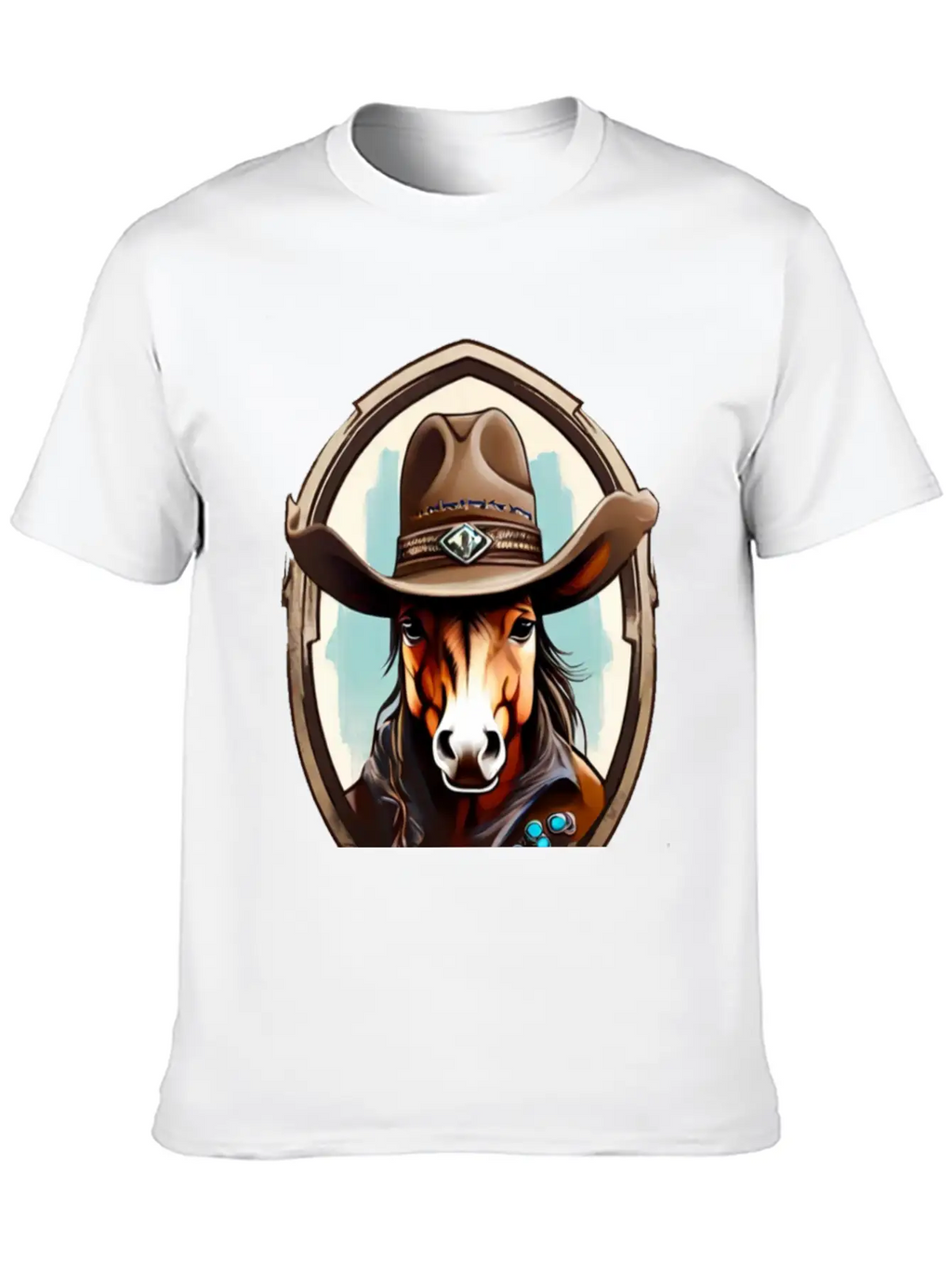 Captain Horse Unisex Casual T-Shirt – Clean Design For Daily Comfort