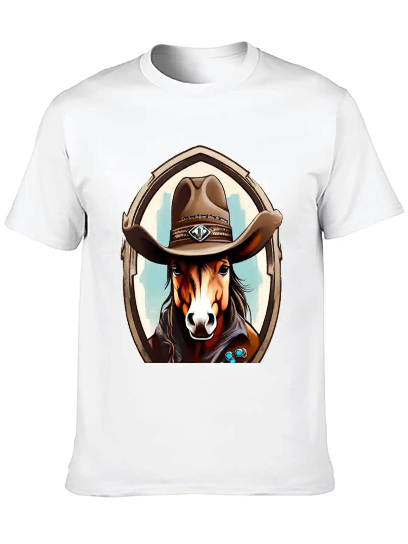 Captain Horse Unisex Casual T-Shirt – Clean Design For Daily Comfort