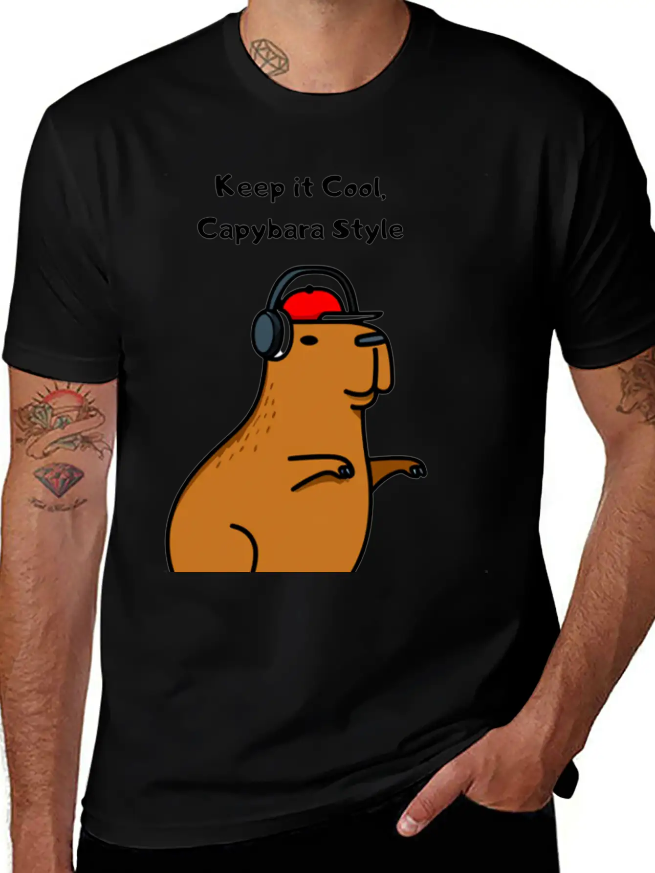CAPYBARA STYLE Unisex Casual T-Shirt – Clean Design For Daily Comfort